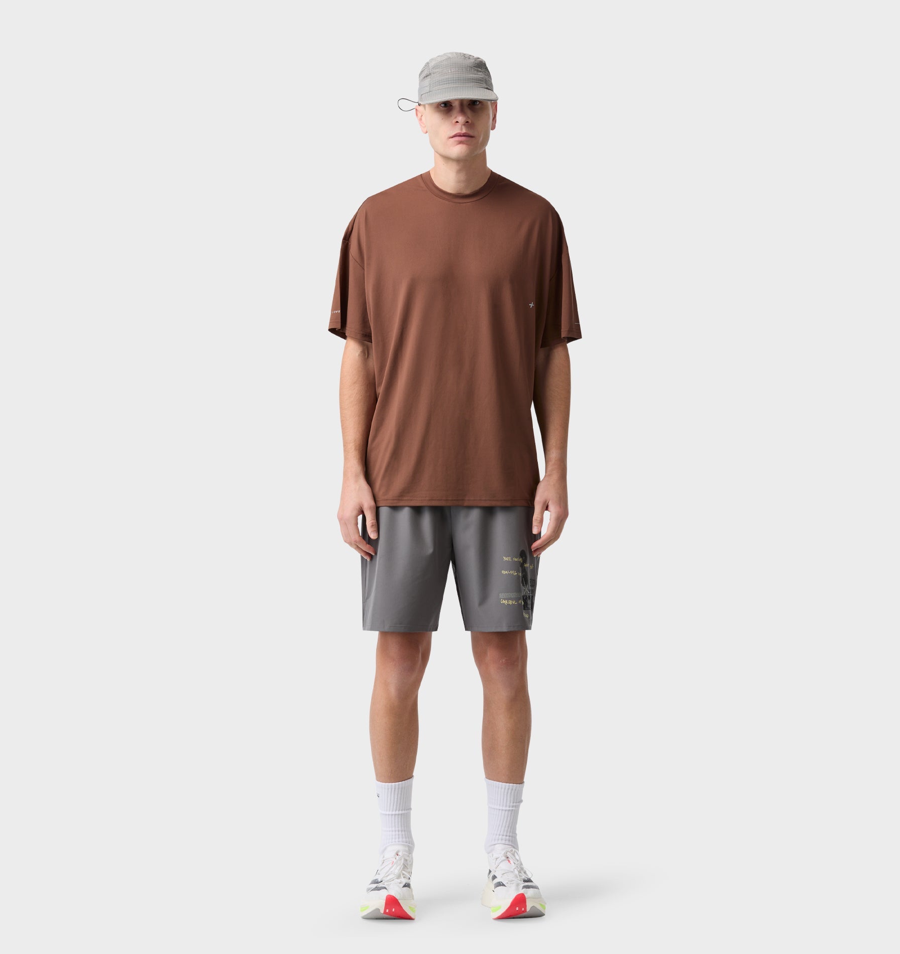 Active Box Tee - Chestnut
