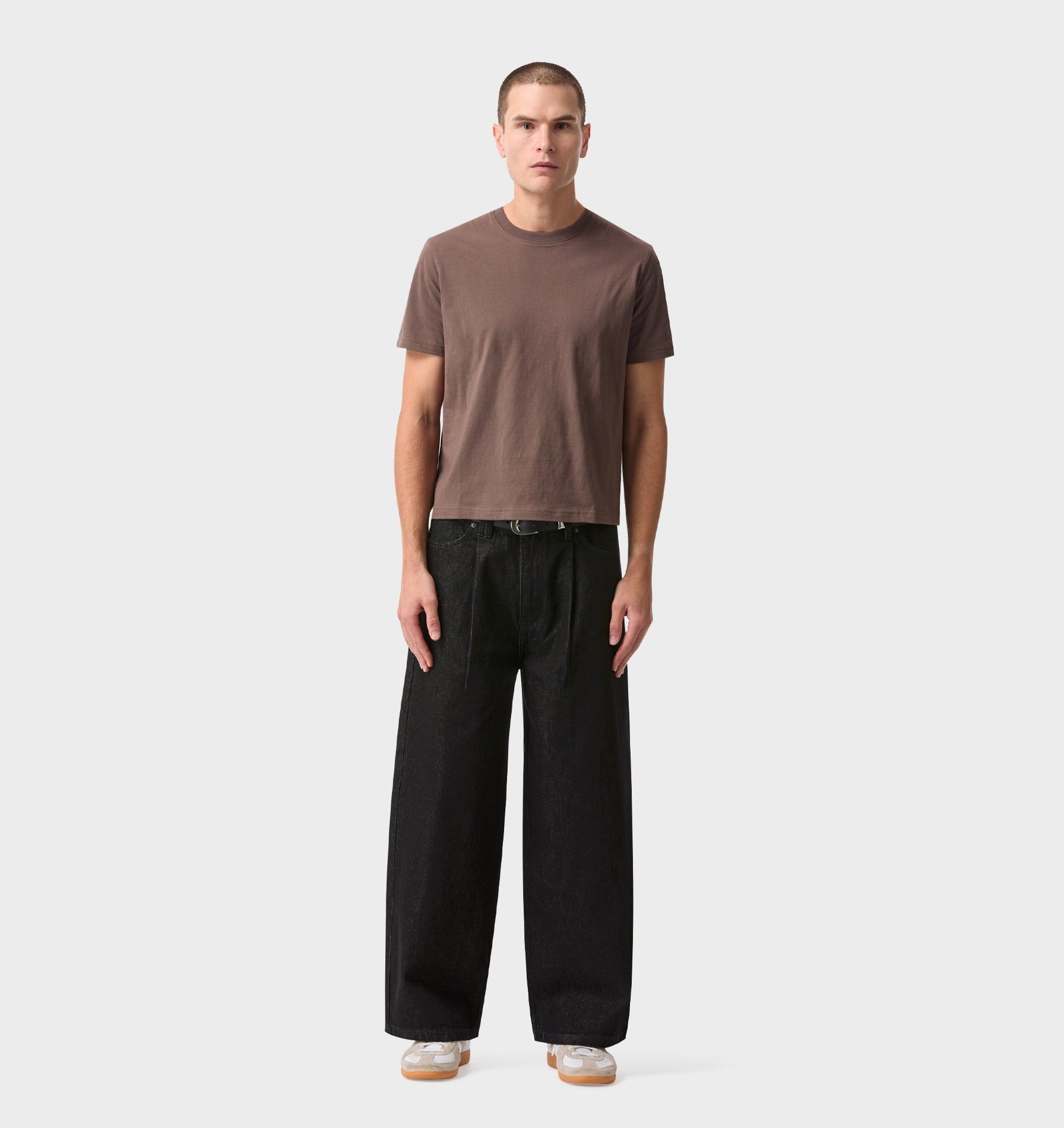 Muscle Tee - Dusky Brown