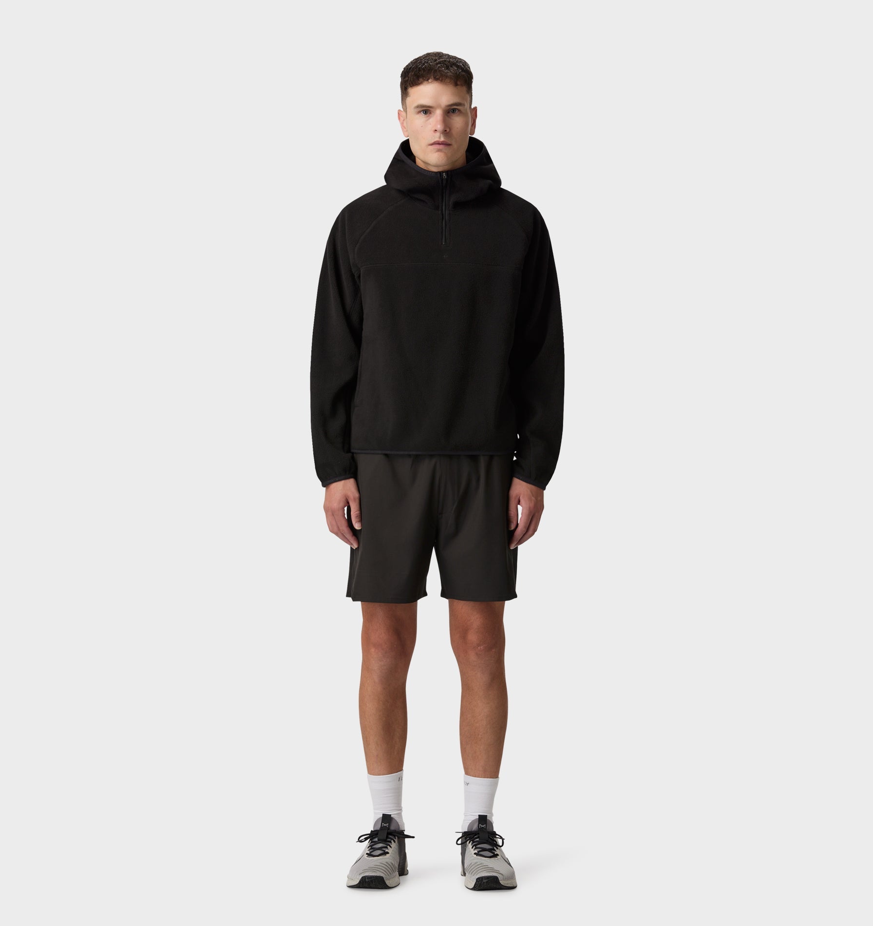 Active Hooded Fleece - Black