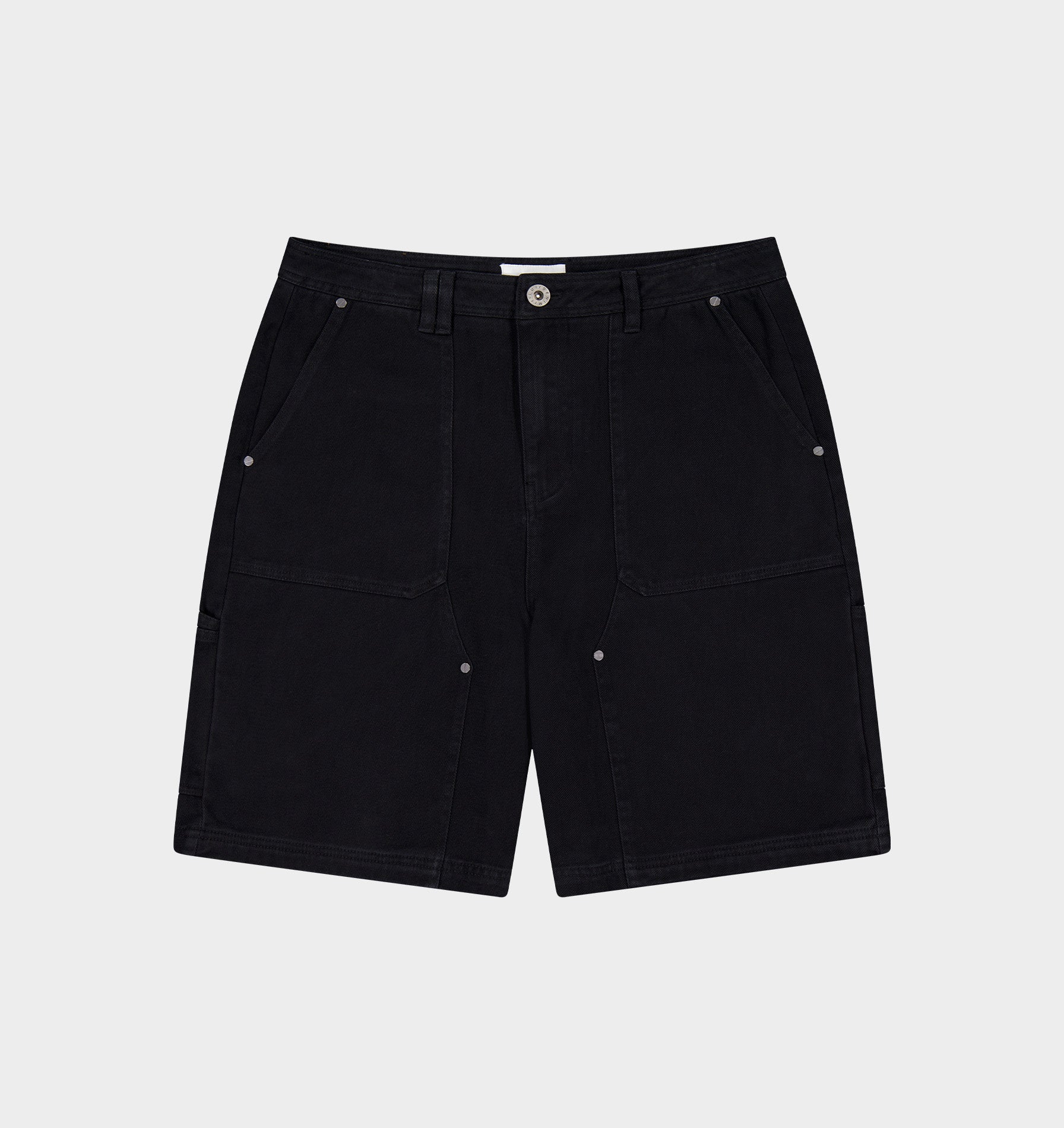 Double Knee Workers Short - Black