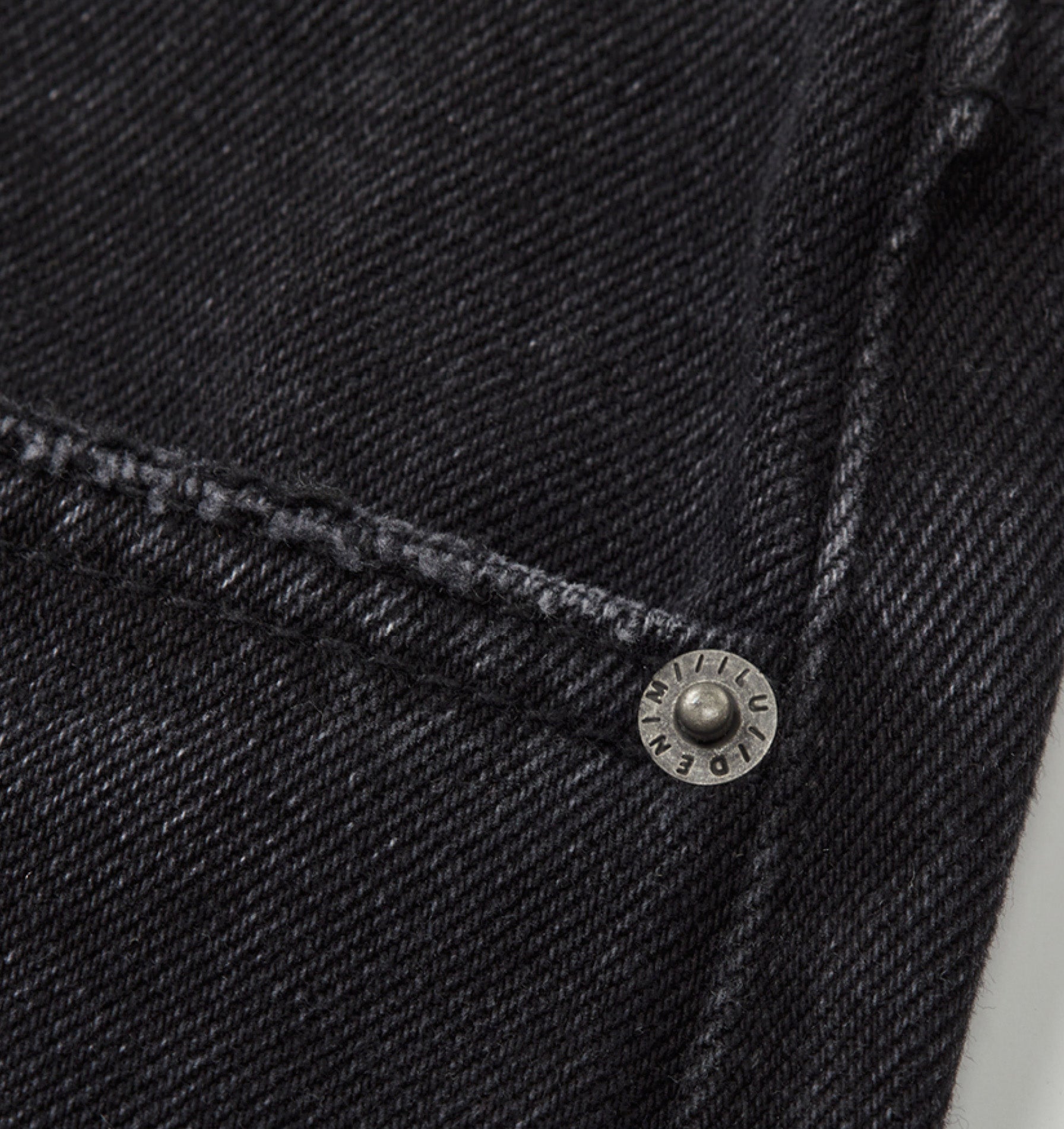 Cropped 90s Denim - Light Vintage Black