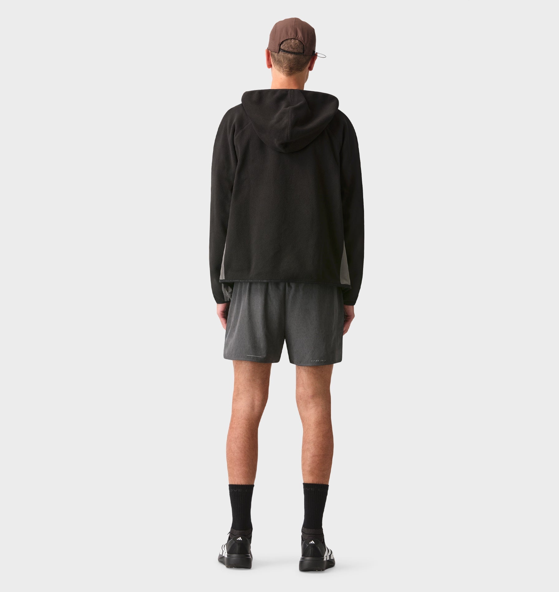 Active Full Zip Fleece - Black / Charcoal