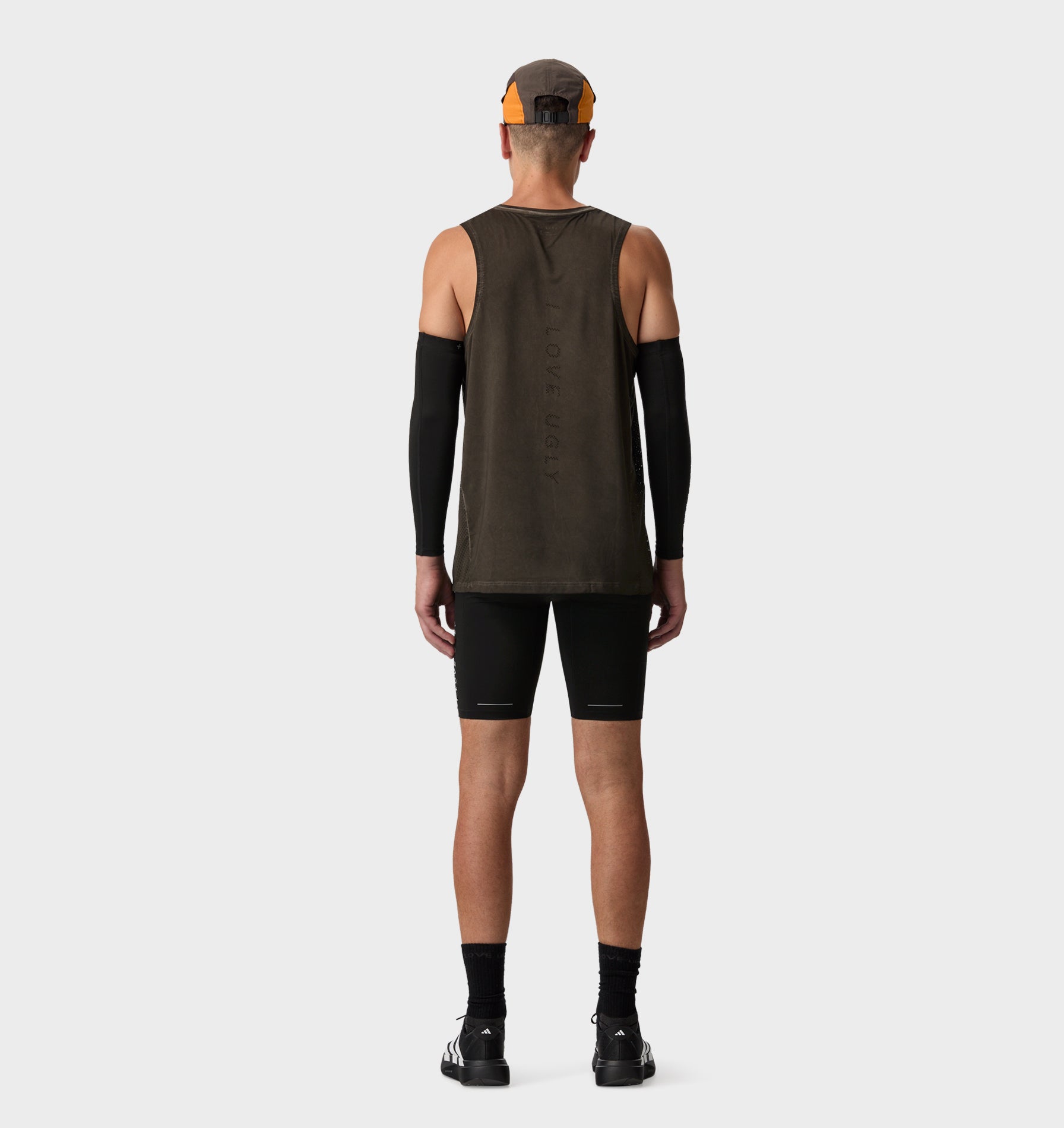 Leo Performance Lined Half Tight - Black