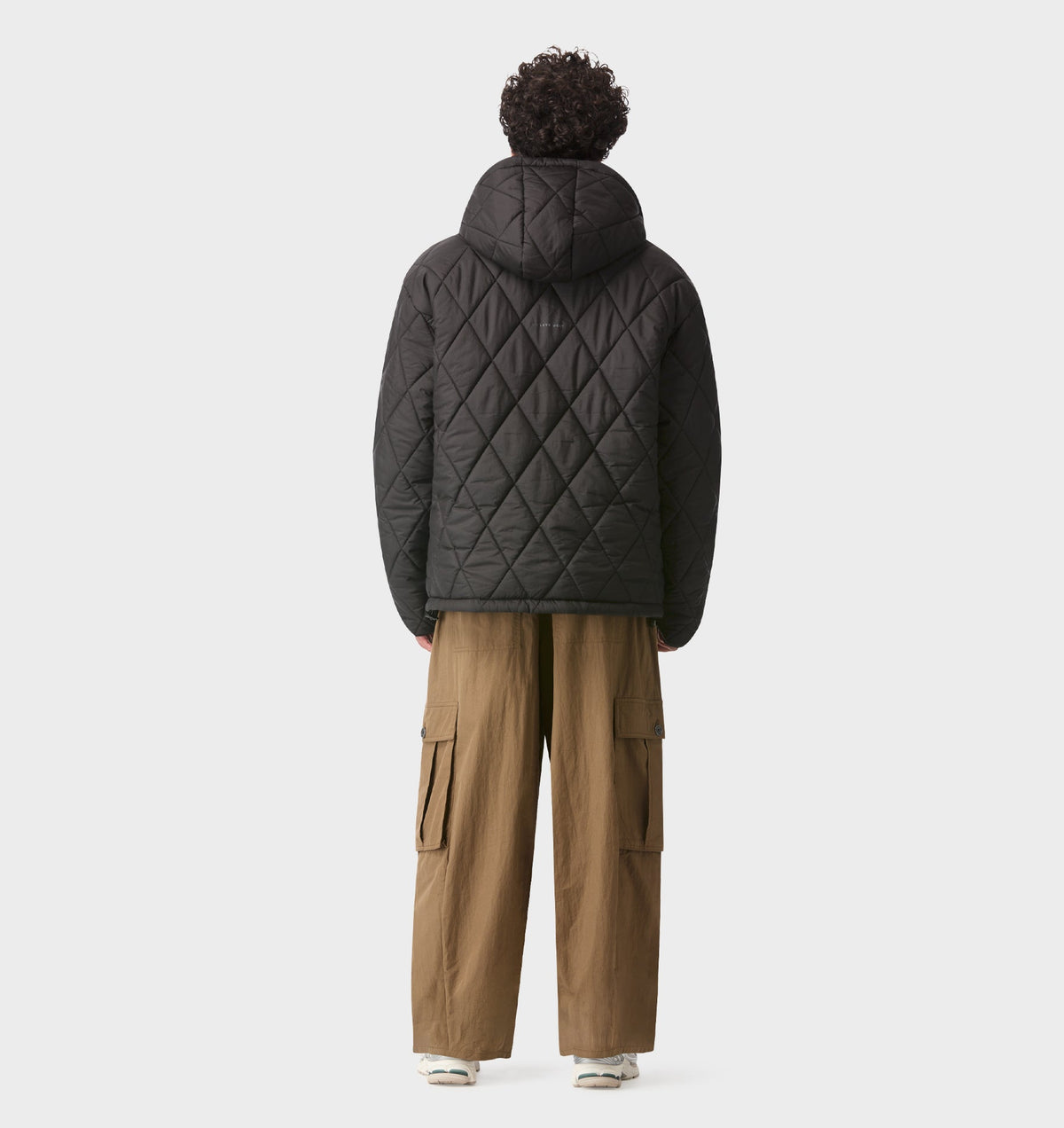 Puffer Hood Jacket - Black