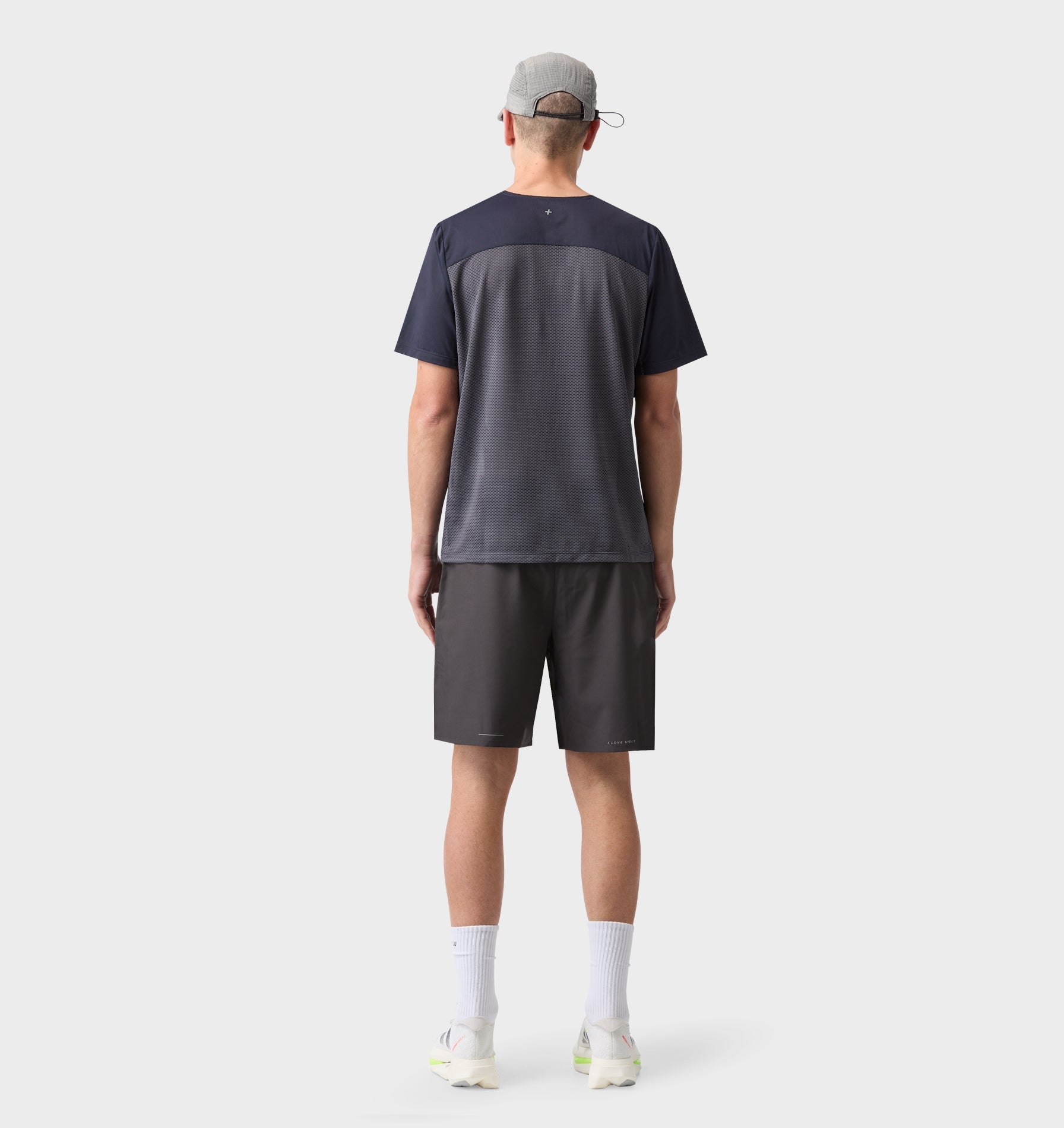 Active Elite Tee - Navy / Grey