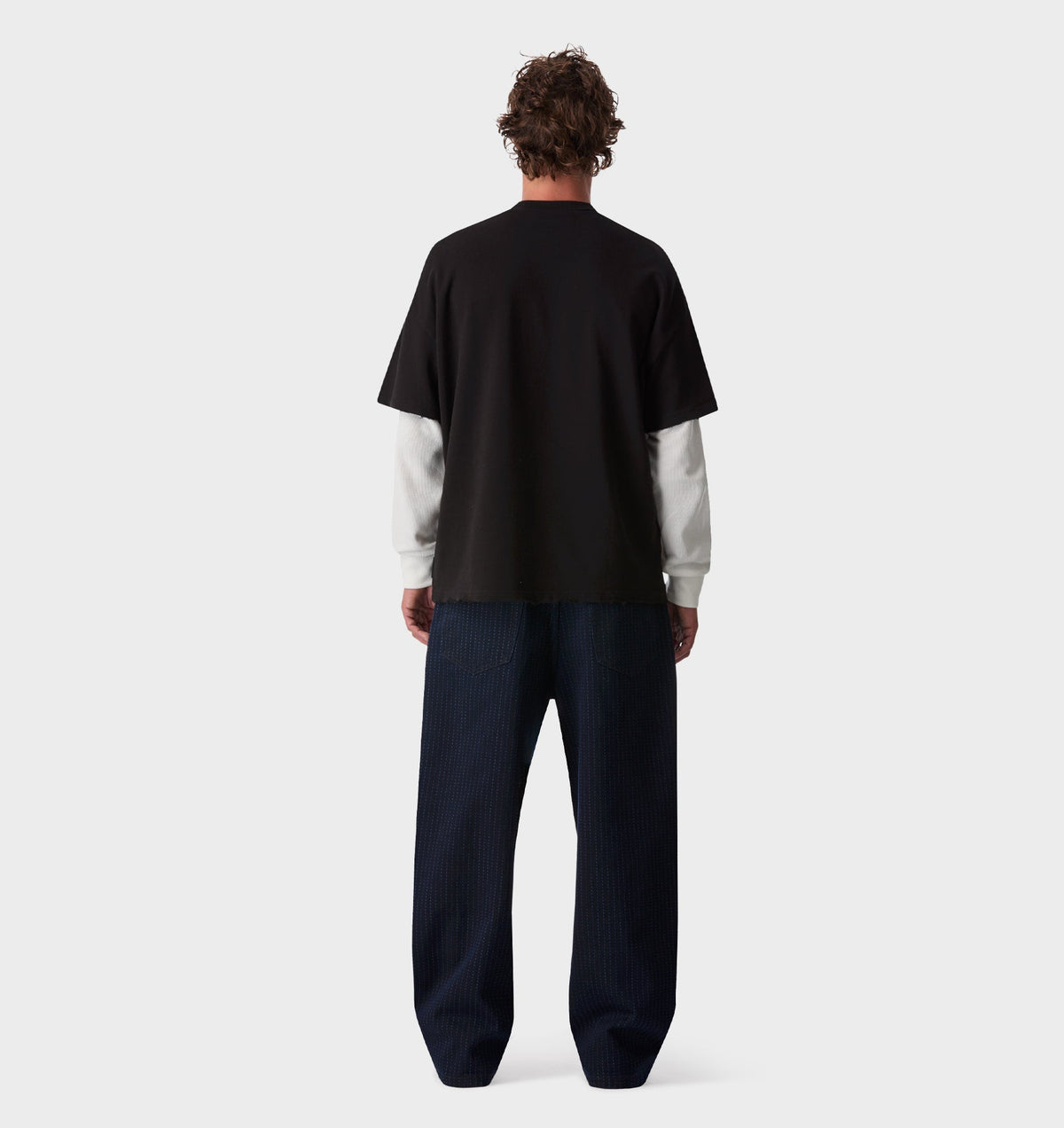 Raw Hem Heavy Box Tee 2.0 - Black
