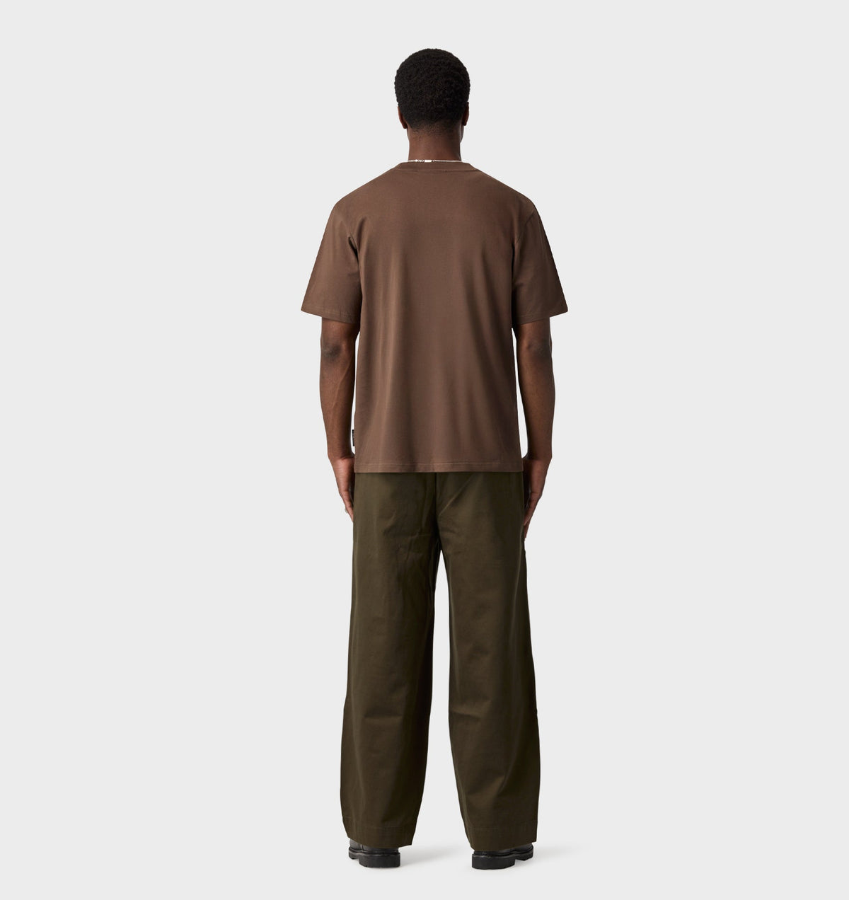 Uniform Logo Tee - Fossil Brown