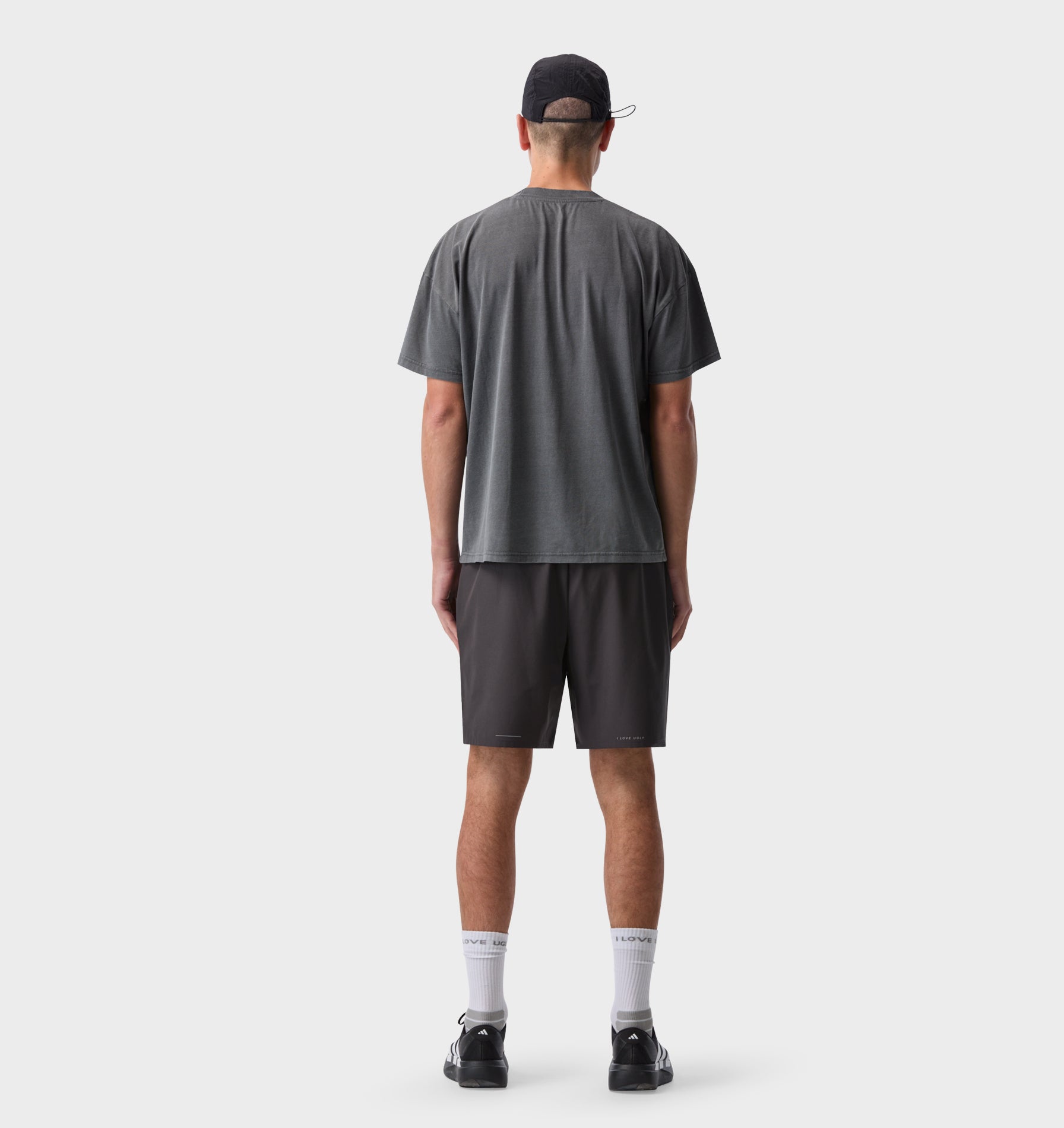 State Of Mind Cotton Crop Tee - Washed Black