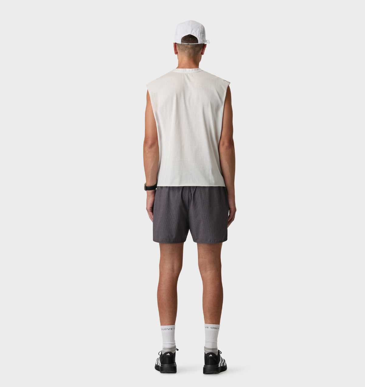 Off Road Lewi Cropped Tank - Vintage White