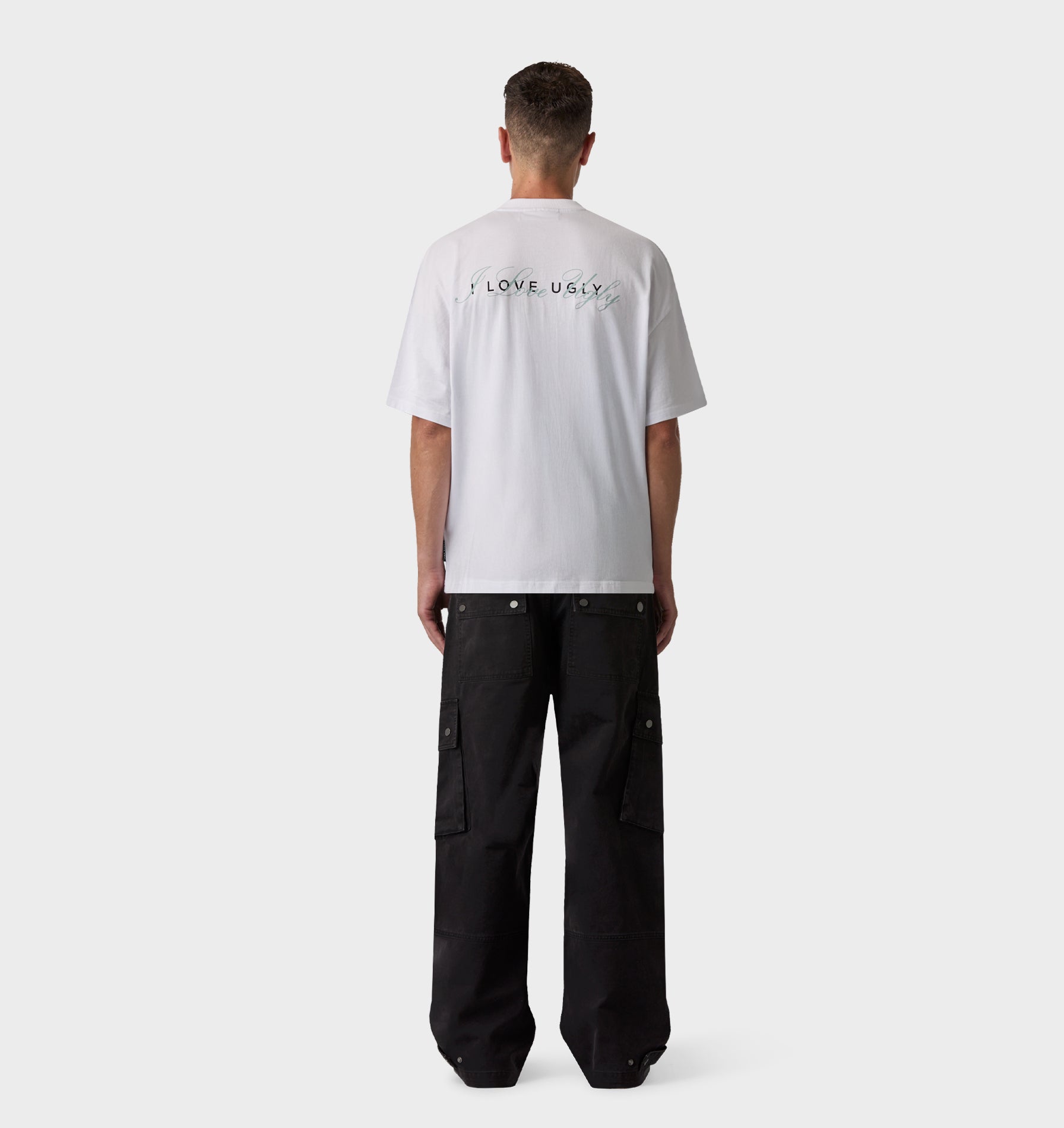 Cursive Box Tee 2.0 - White