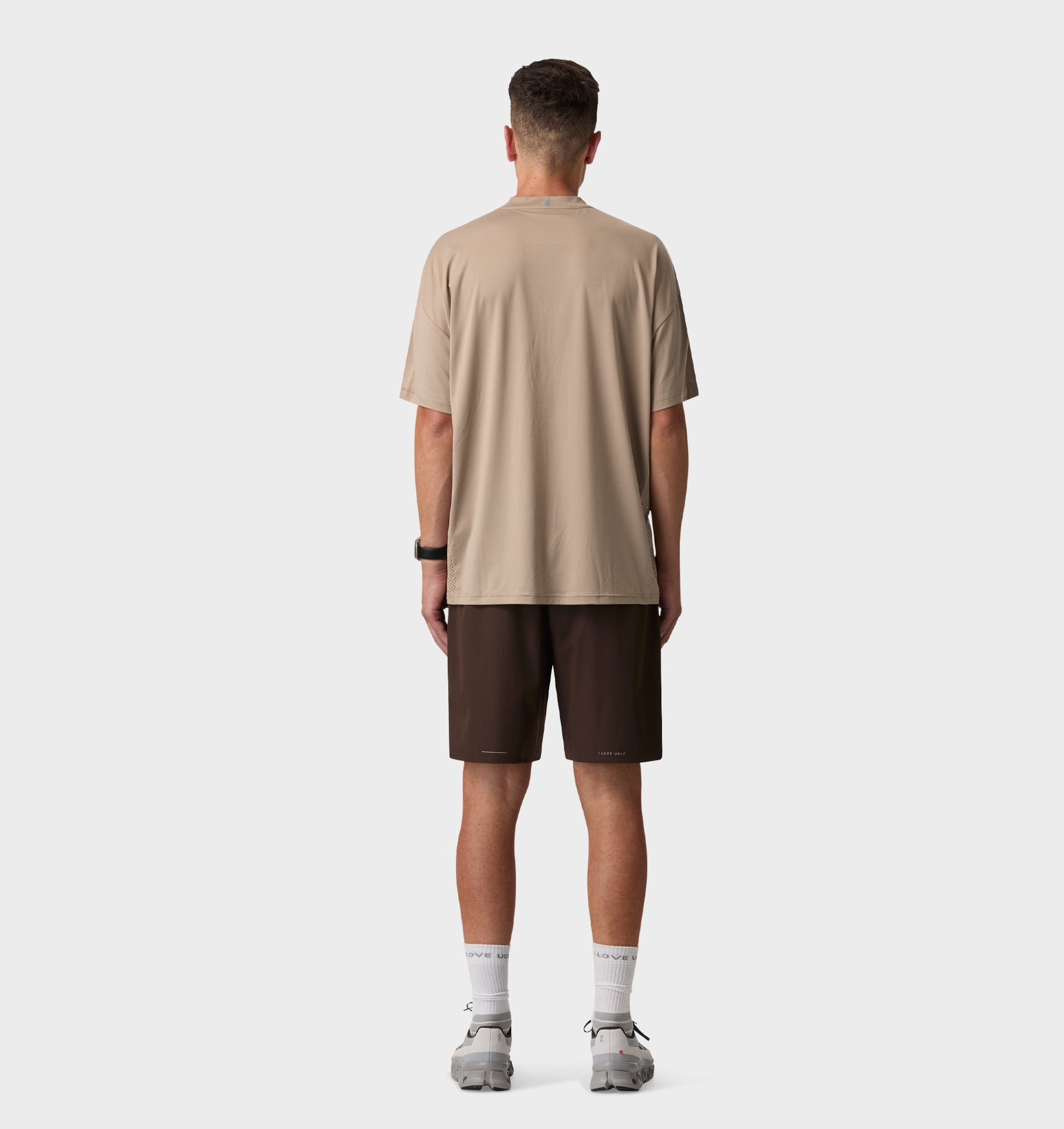 Active Box Tee - Taupe