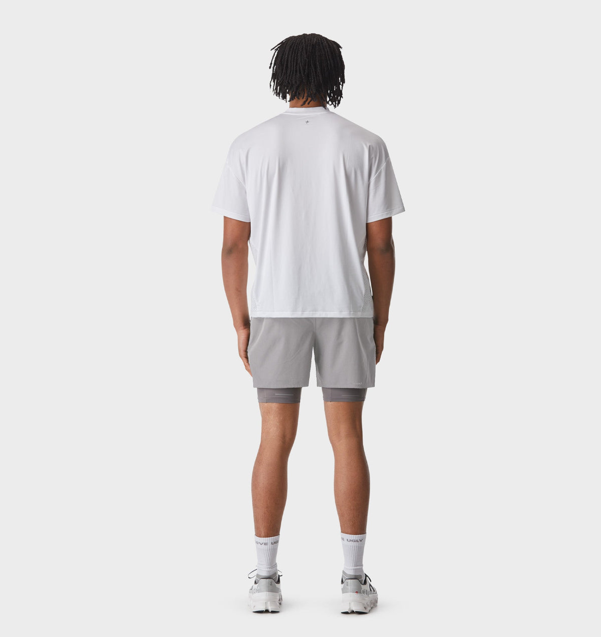 Active 5 Inch Short - Light Grey