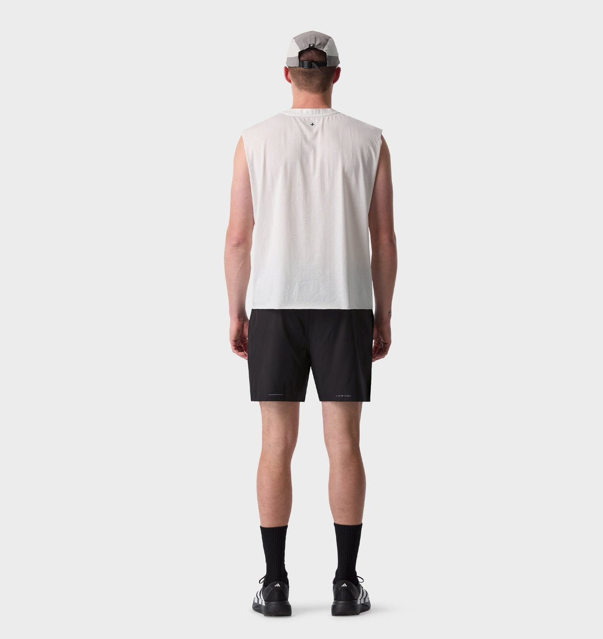 Dogs Cotton Active Crop Tank - Aged White