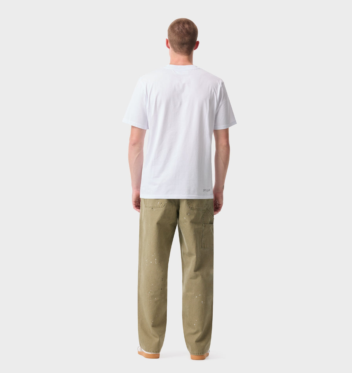 Basquiat Painter Canvas Pant - Faded Green