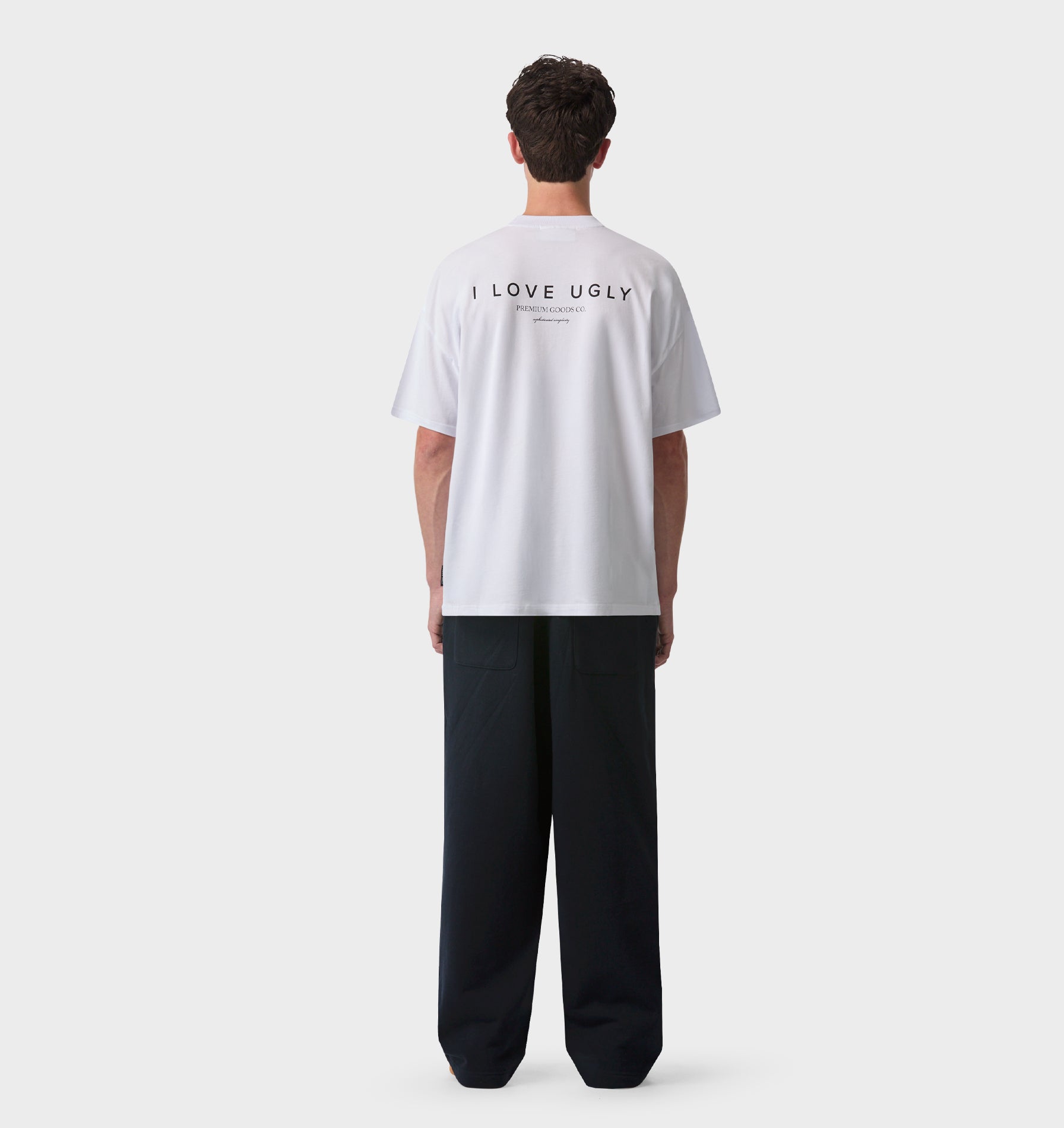 Wide Leg Track Pant - Midnight Navy