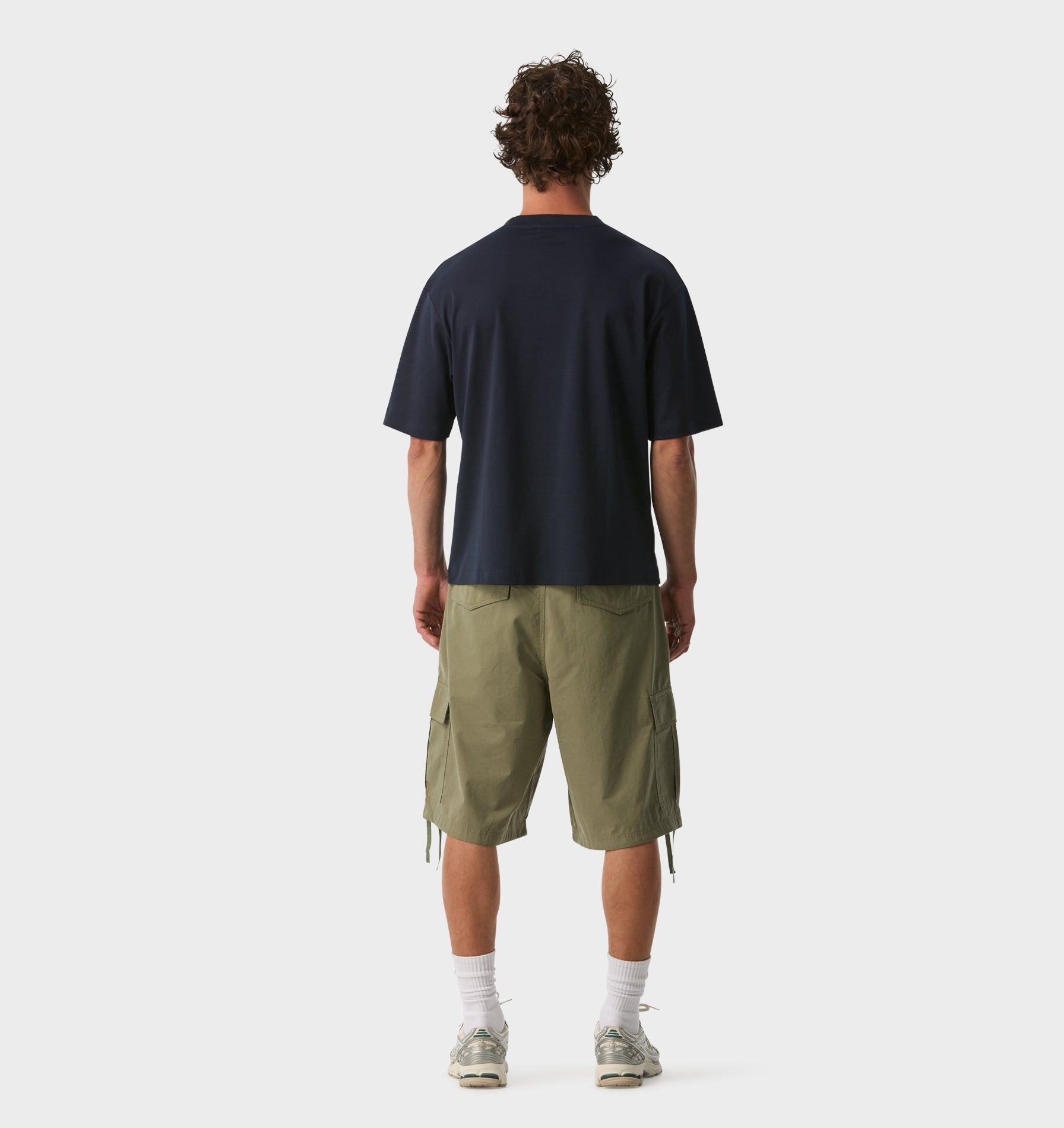 Isaac Oversized Tee - Navy