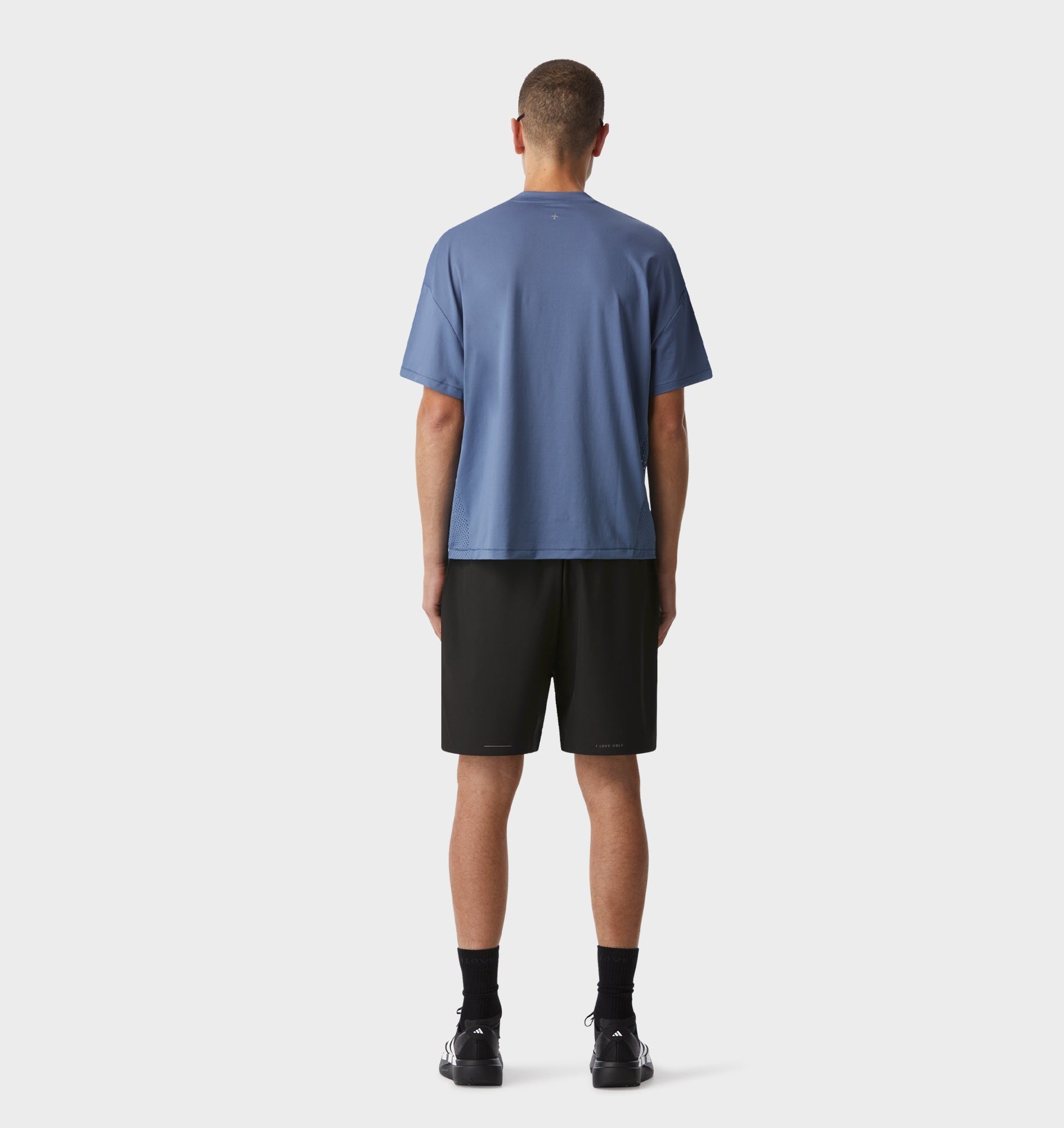 Active Crop Tee - Dusk Blue