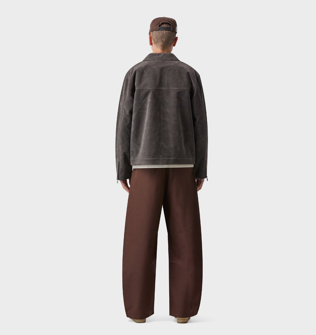 Mason Suede Jacket - Charcoal