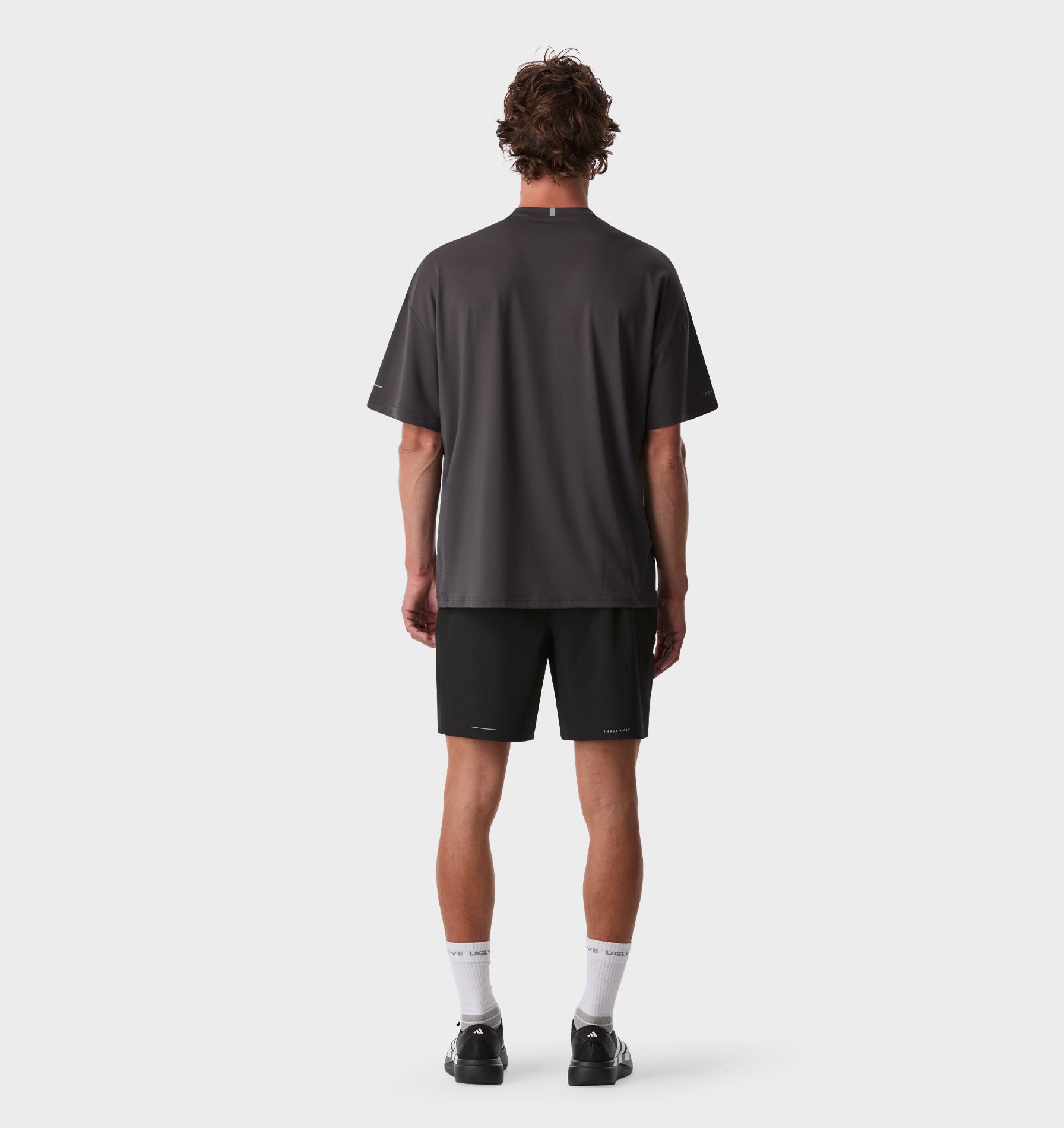 Active Box Tee - Charcoal