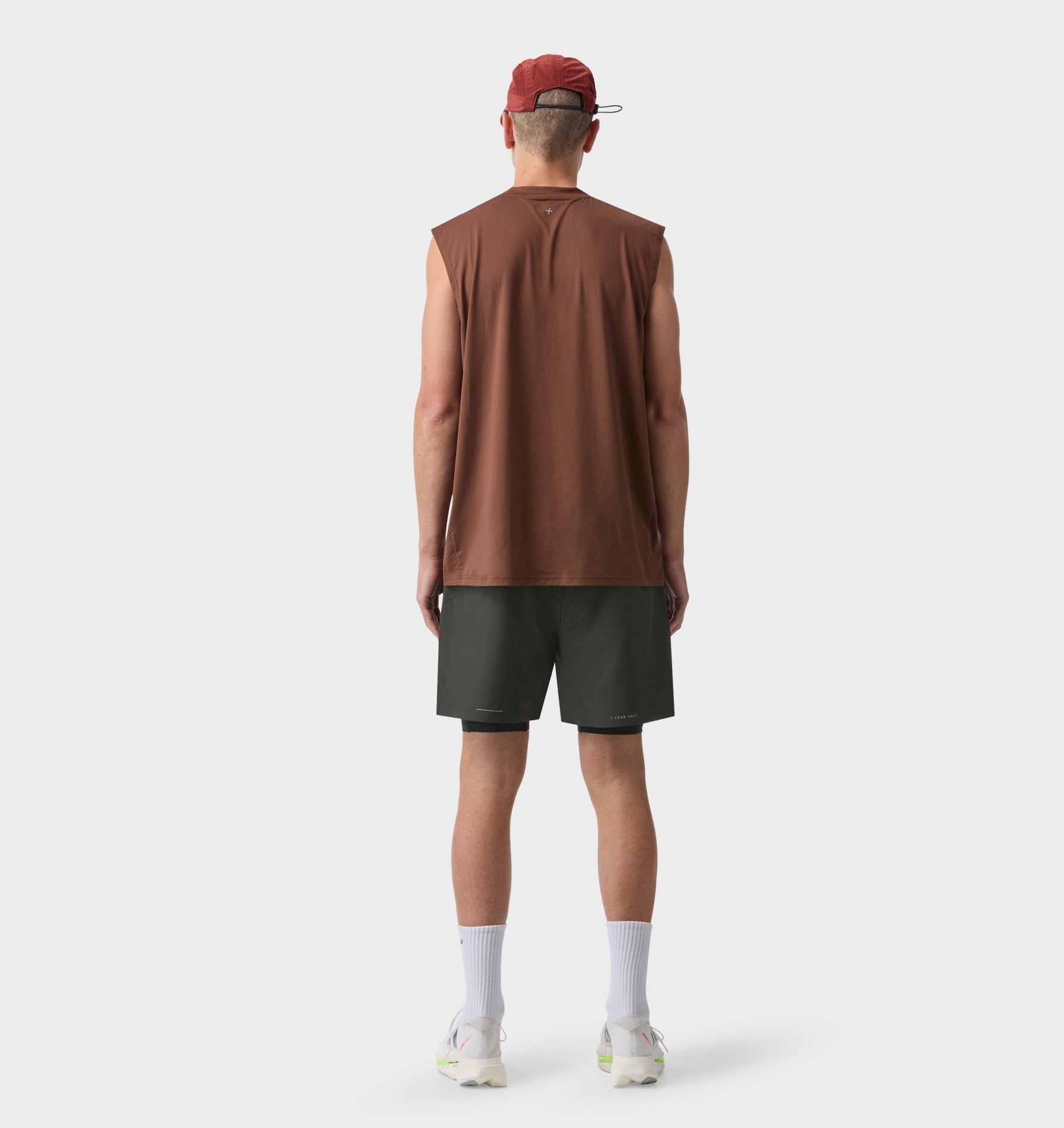 Active 5 Inch 2 In 1 Shorts - Charcoal