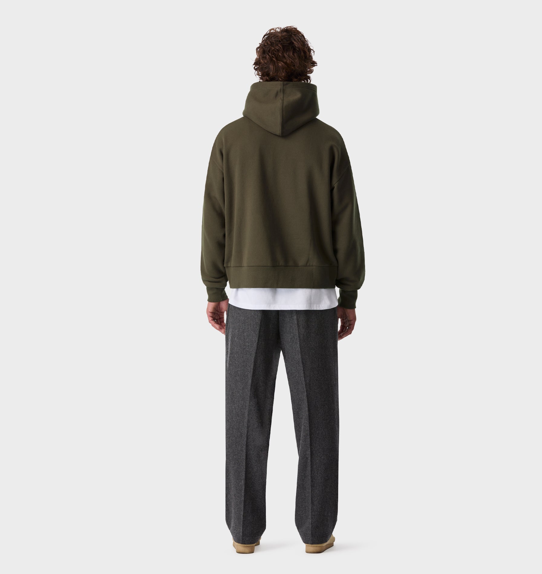 Crop Box Hood - Burnt Olive
