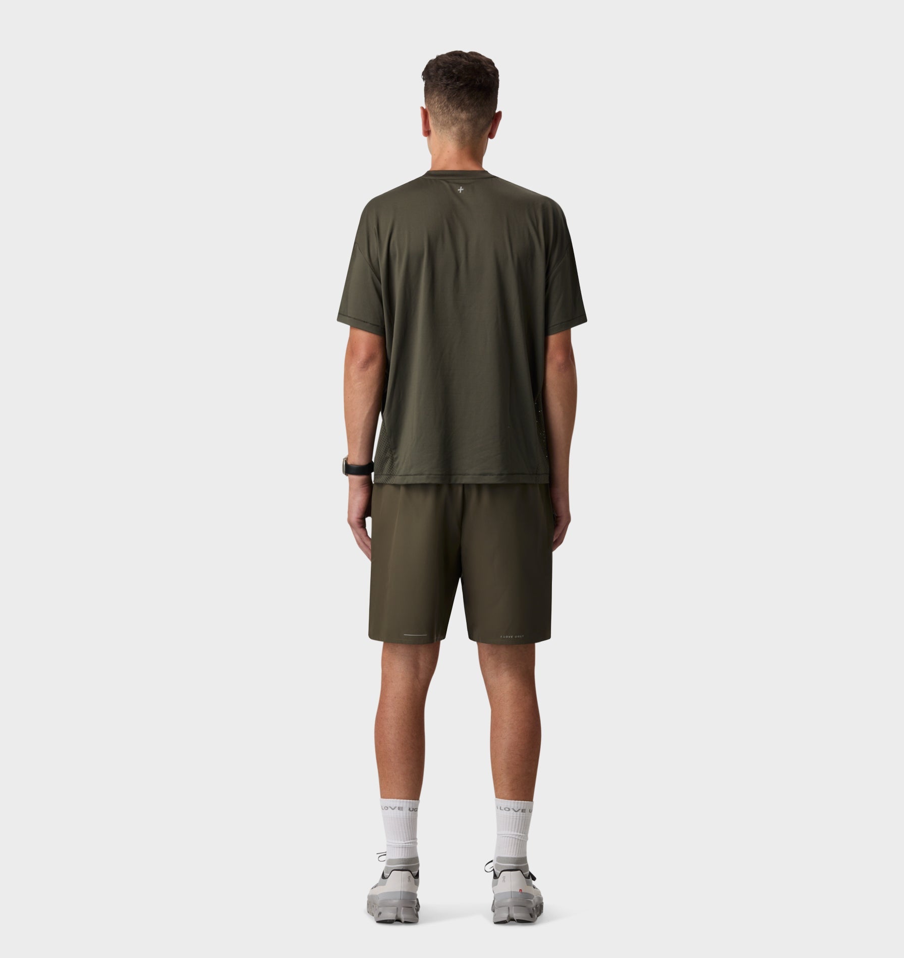 Active Crop Tee - Olive