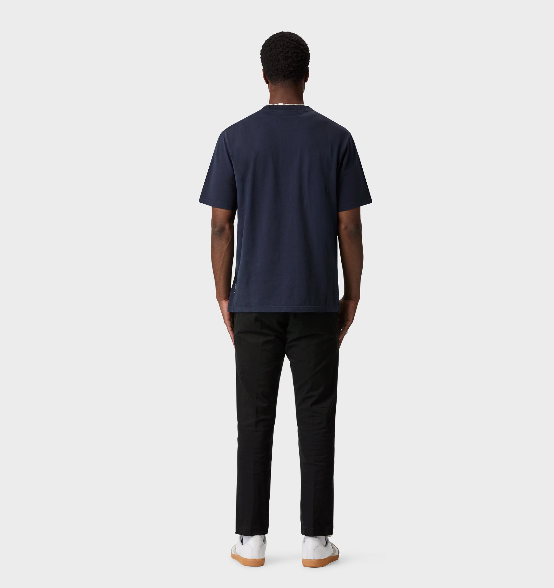 Uniform Logo Tee - Washed Navy