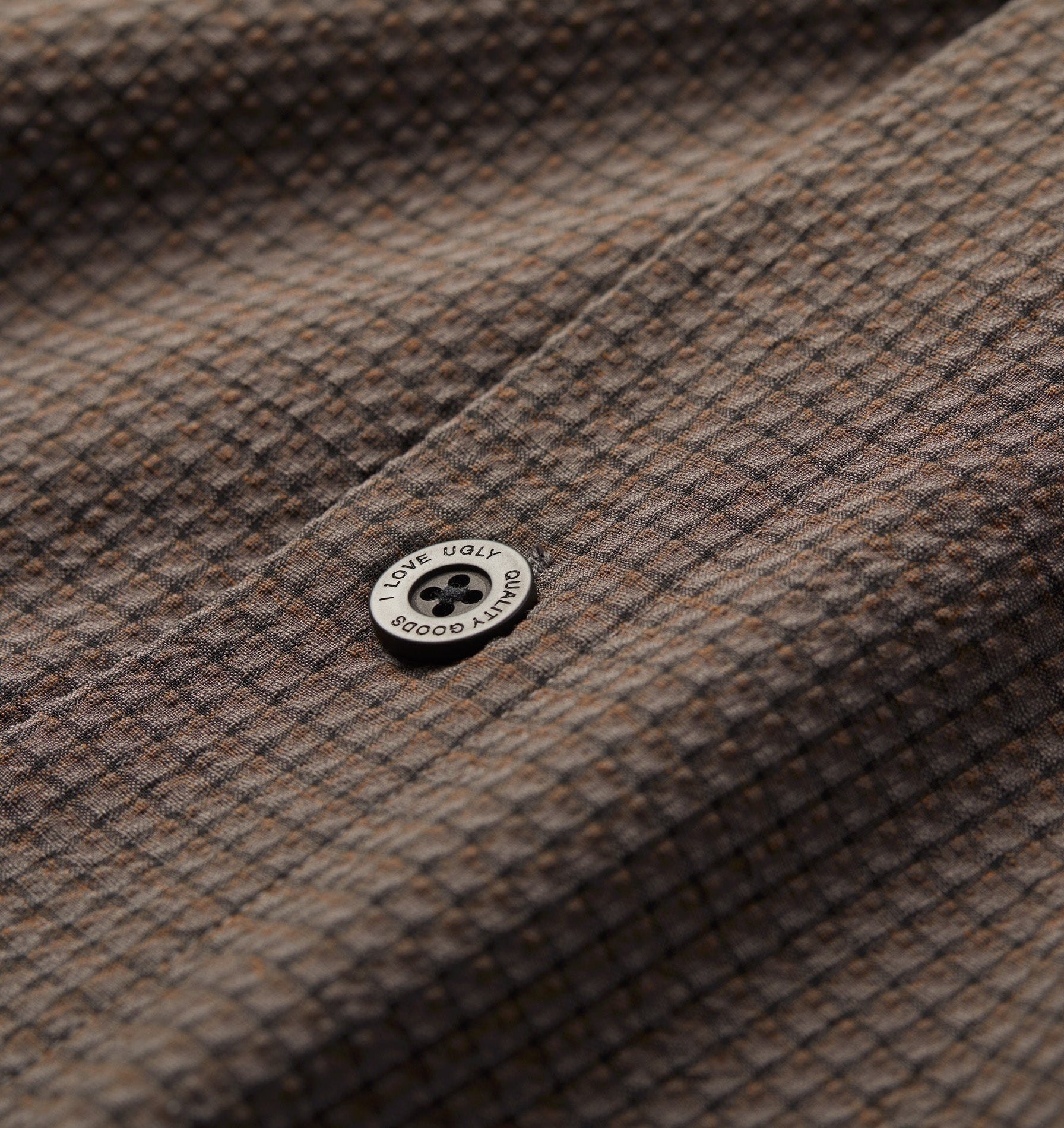 Dawson Boxy SS Shirt - Brown Check