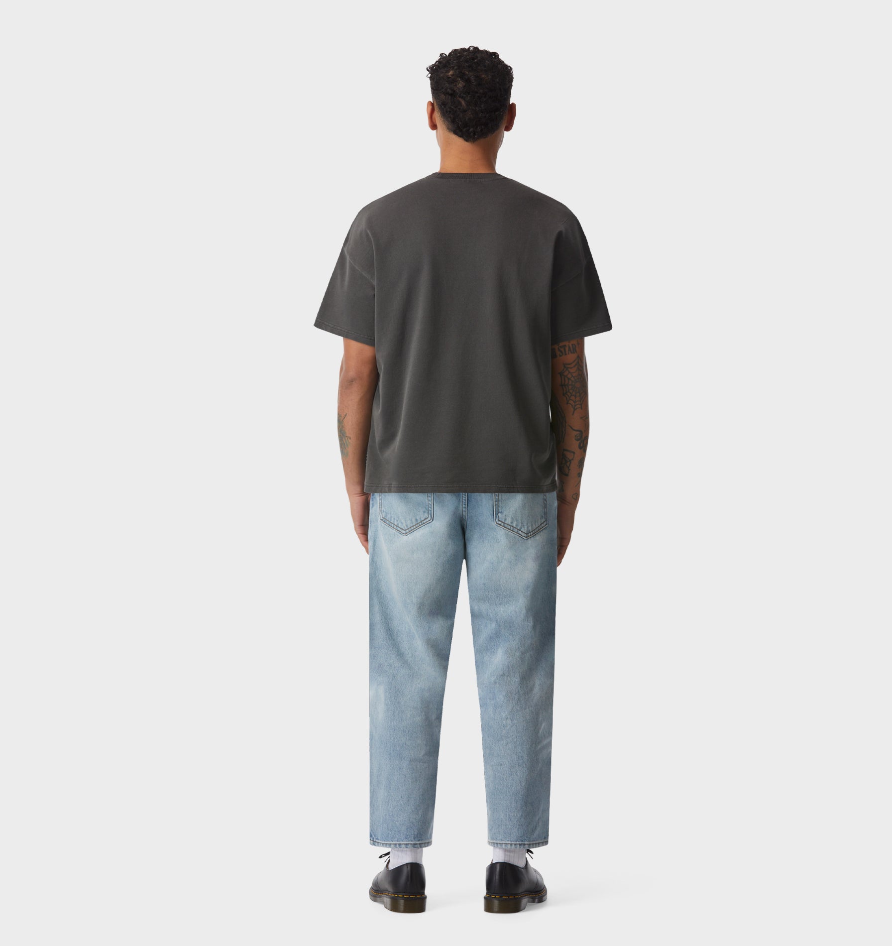 Samson Cropped Denim - Faded Blue