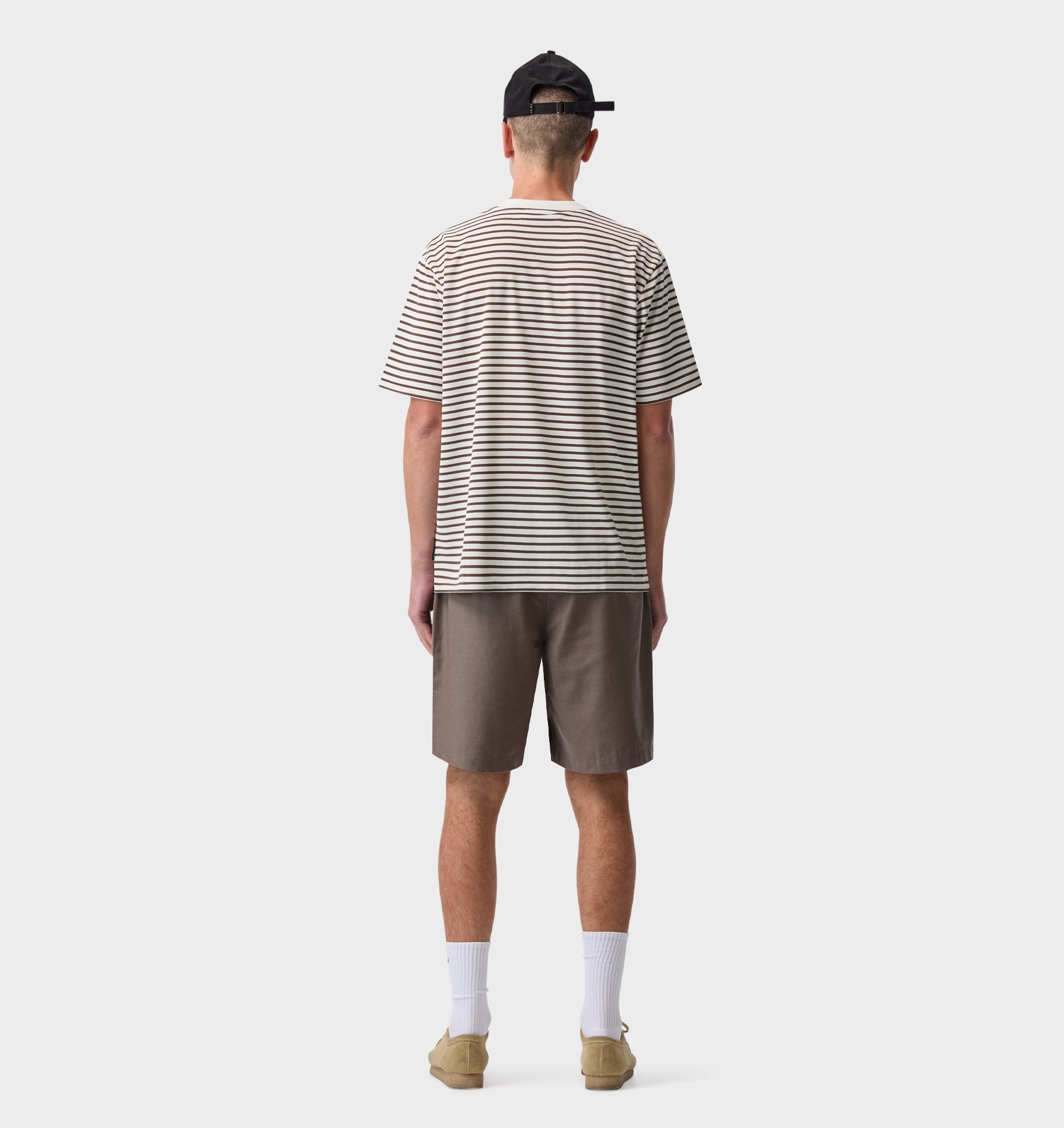 Quincy Pleated Short - Mushroom