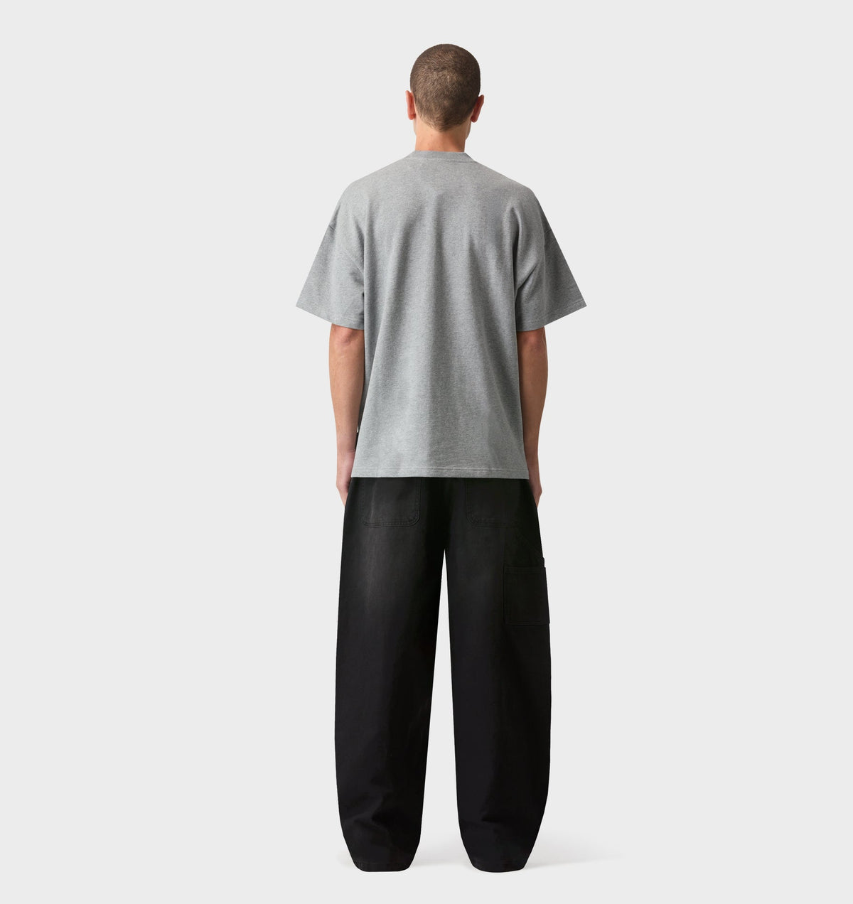 Heavy Box Tee 2.0 - Grey Marle
