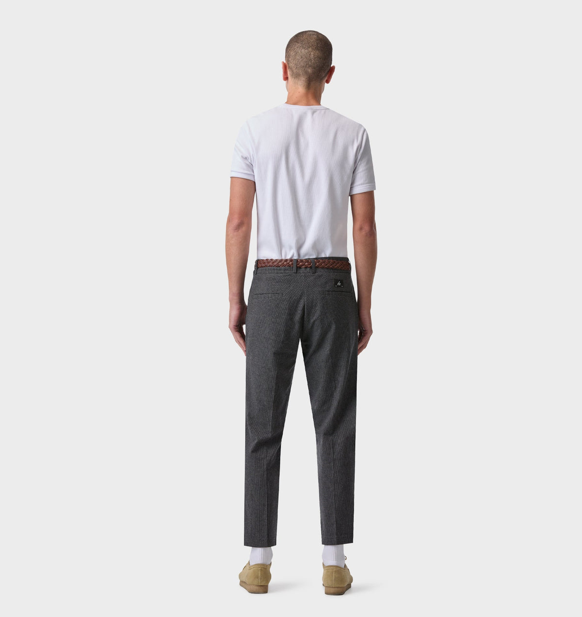 Slim Kobe Pant - Charcoal Houndstooth