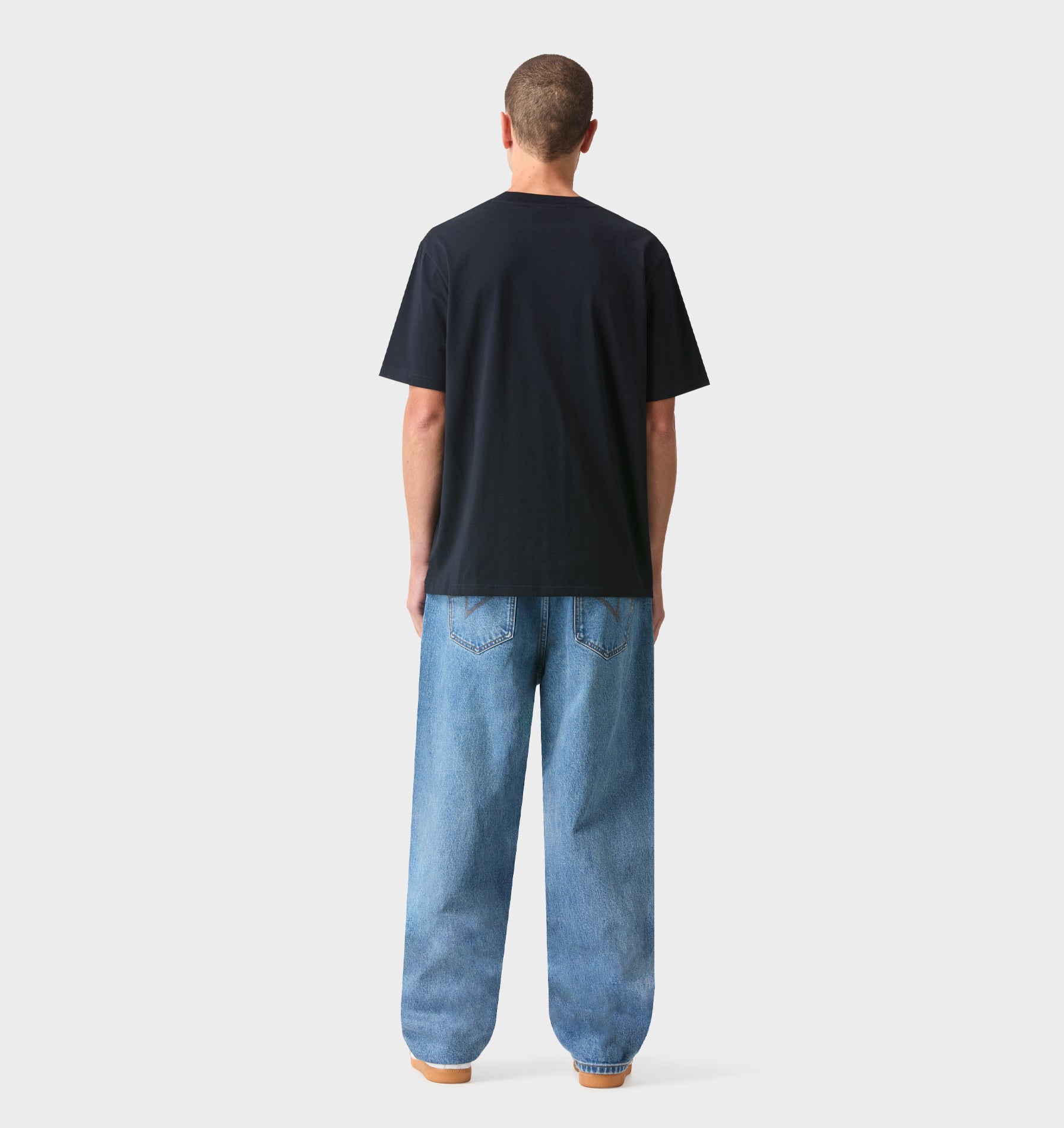 Edgar Wide Denim - Washed Vintage Blue