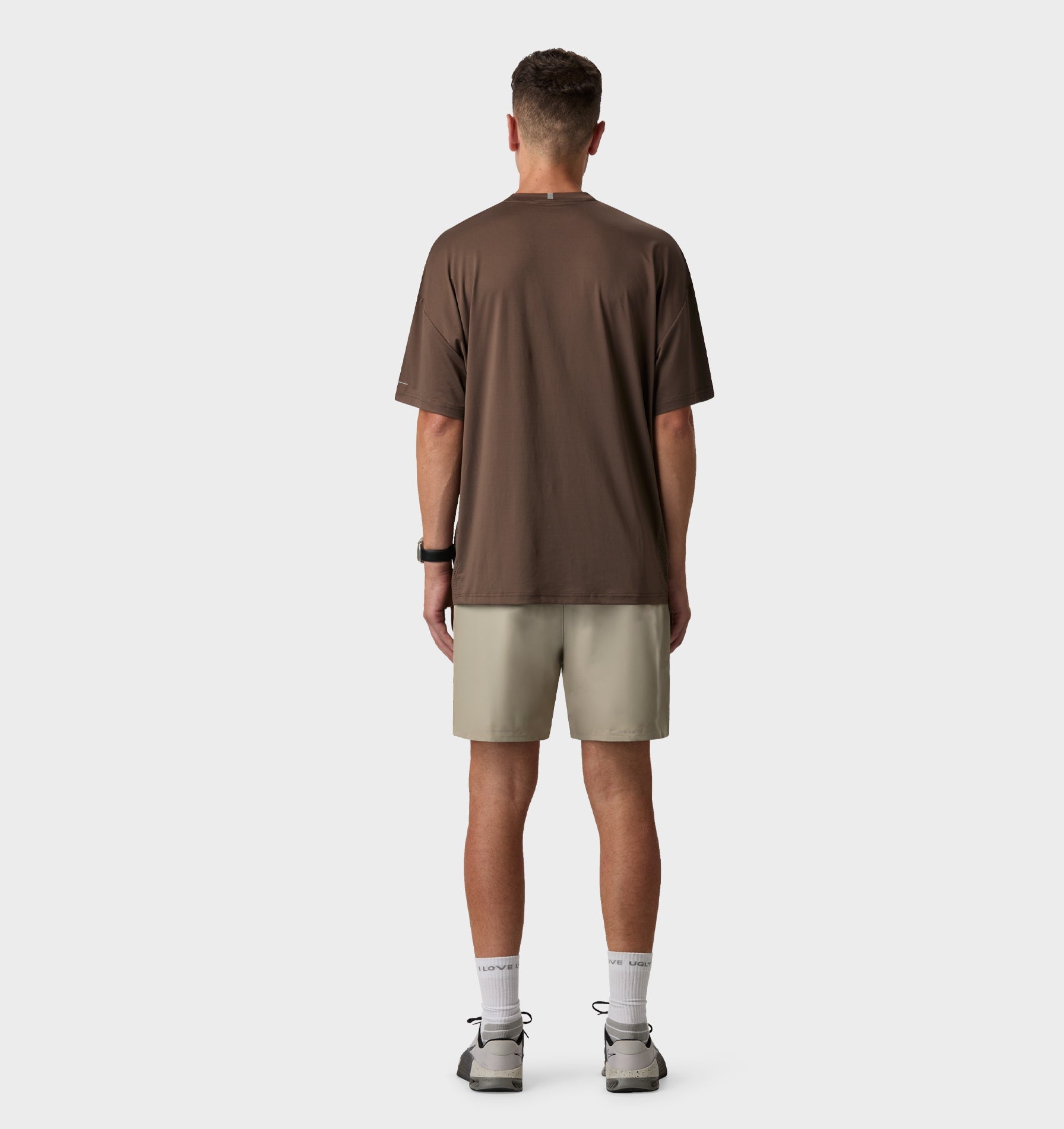 Active 5 Inch Short - Taupe
