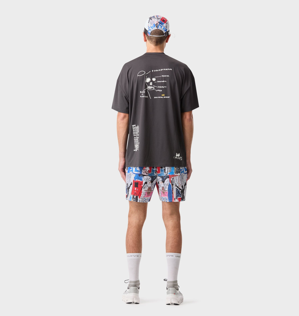 Basquiat Obnoxious Active 5 Inch Core Short - Blue / Red
