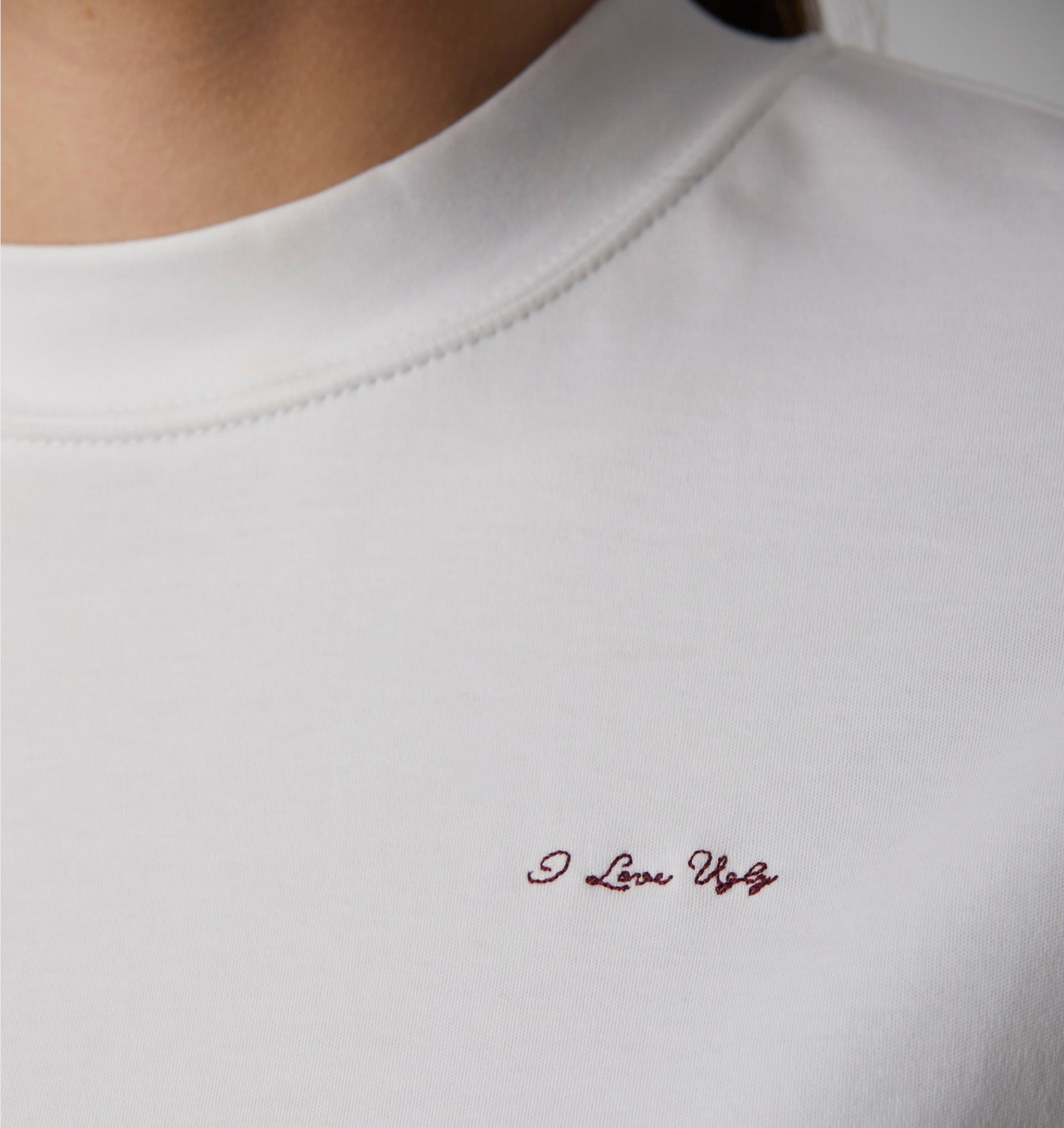 In-Bloom Embroidery Tee - White