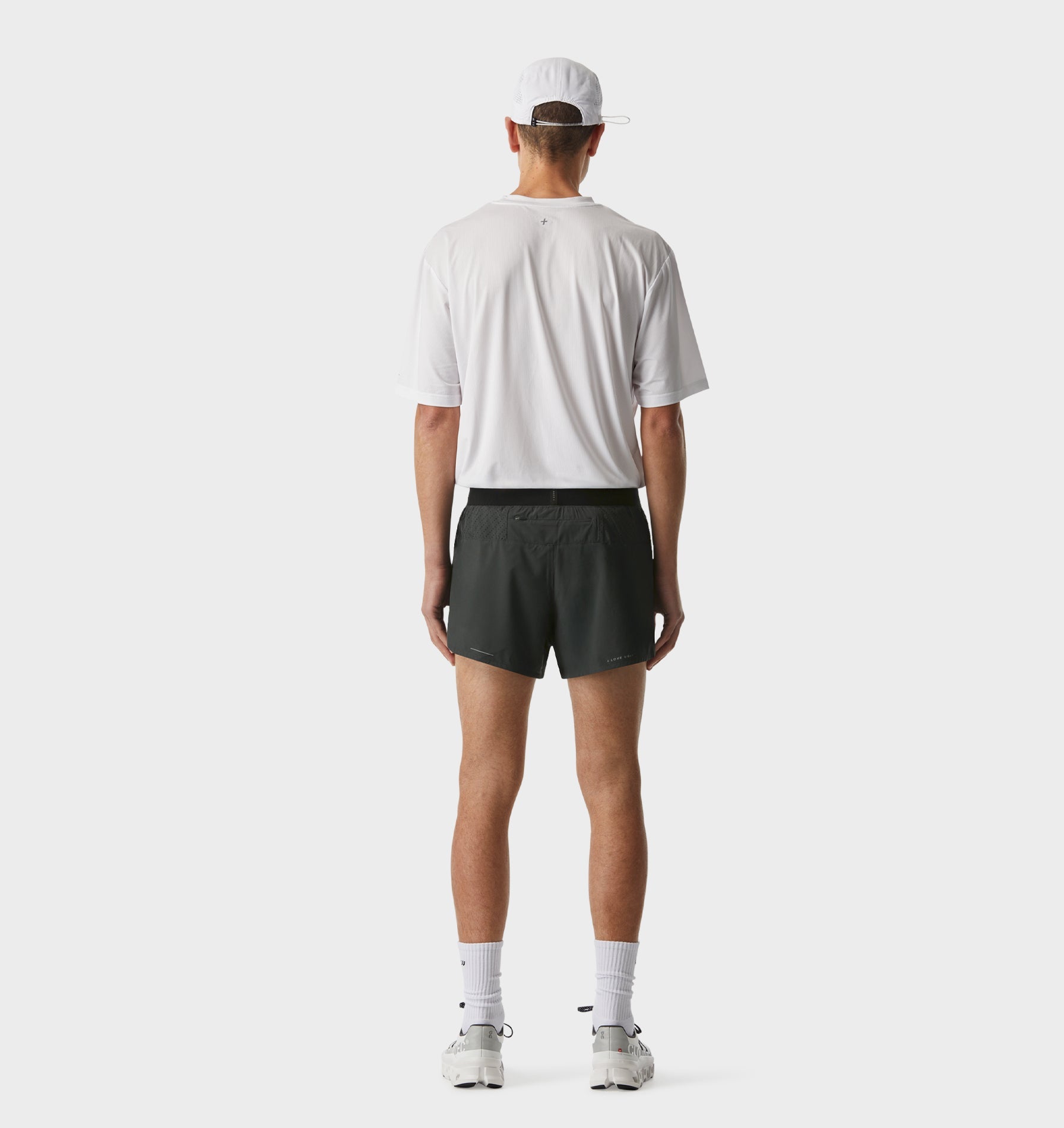 Active 3 Inch Split Short - Charcoal