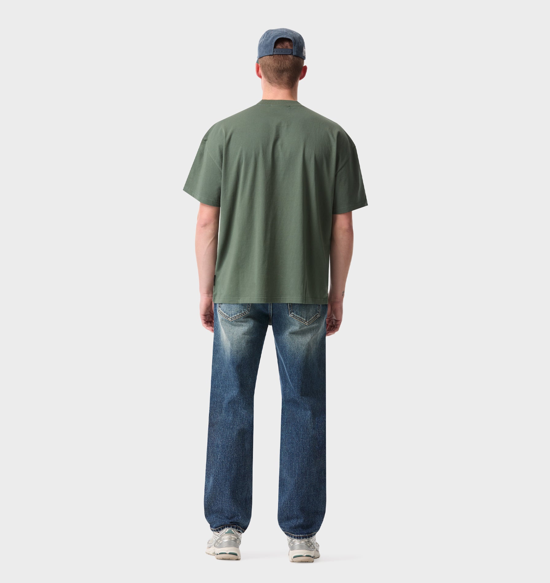 Box Tee 2.0 - Smokey Green