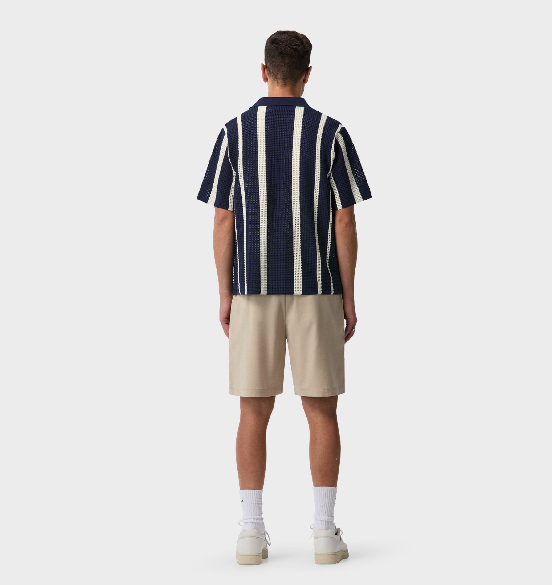 Quincy Pleated Short - Bone