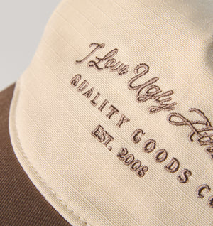 Athletics Maverick Cap - Off White/ Taupe