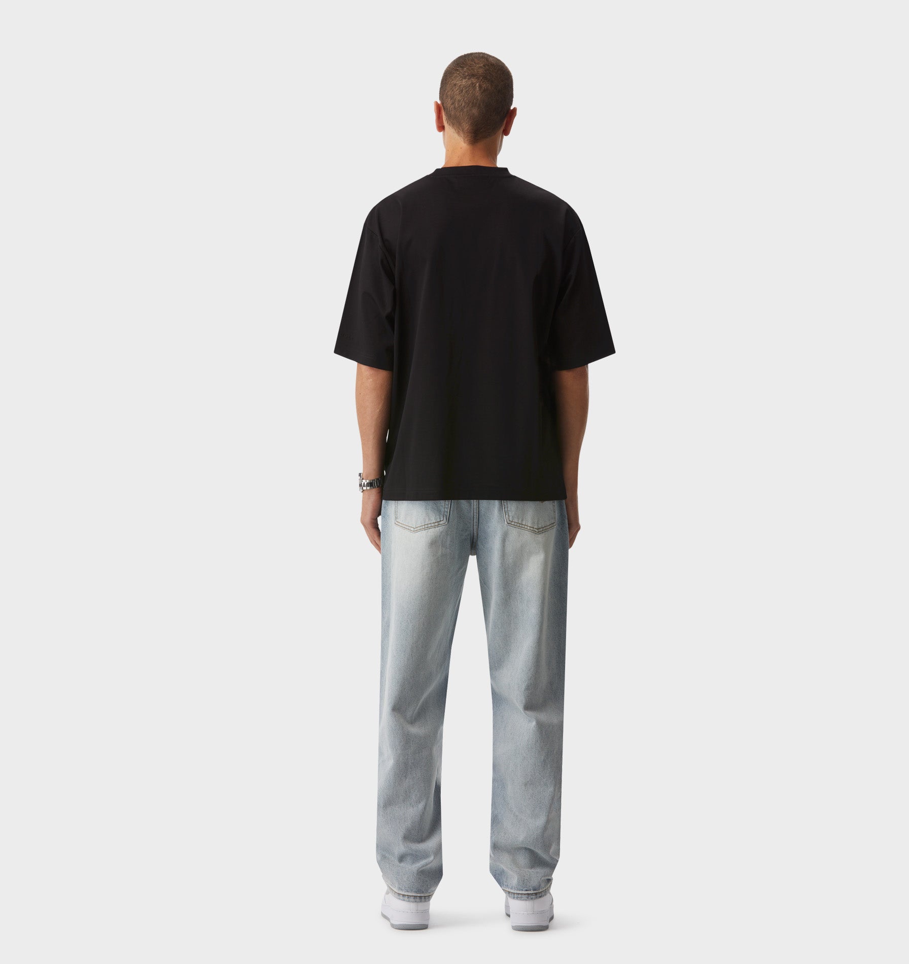 Isaac Oversized Tee - Black