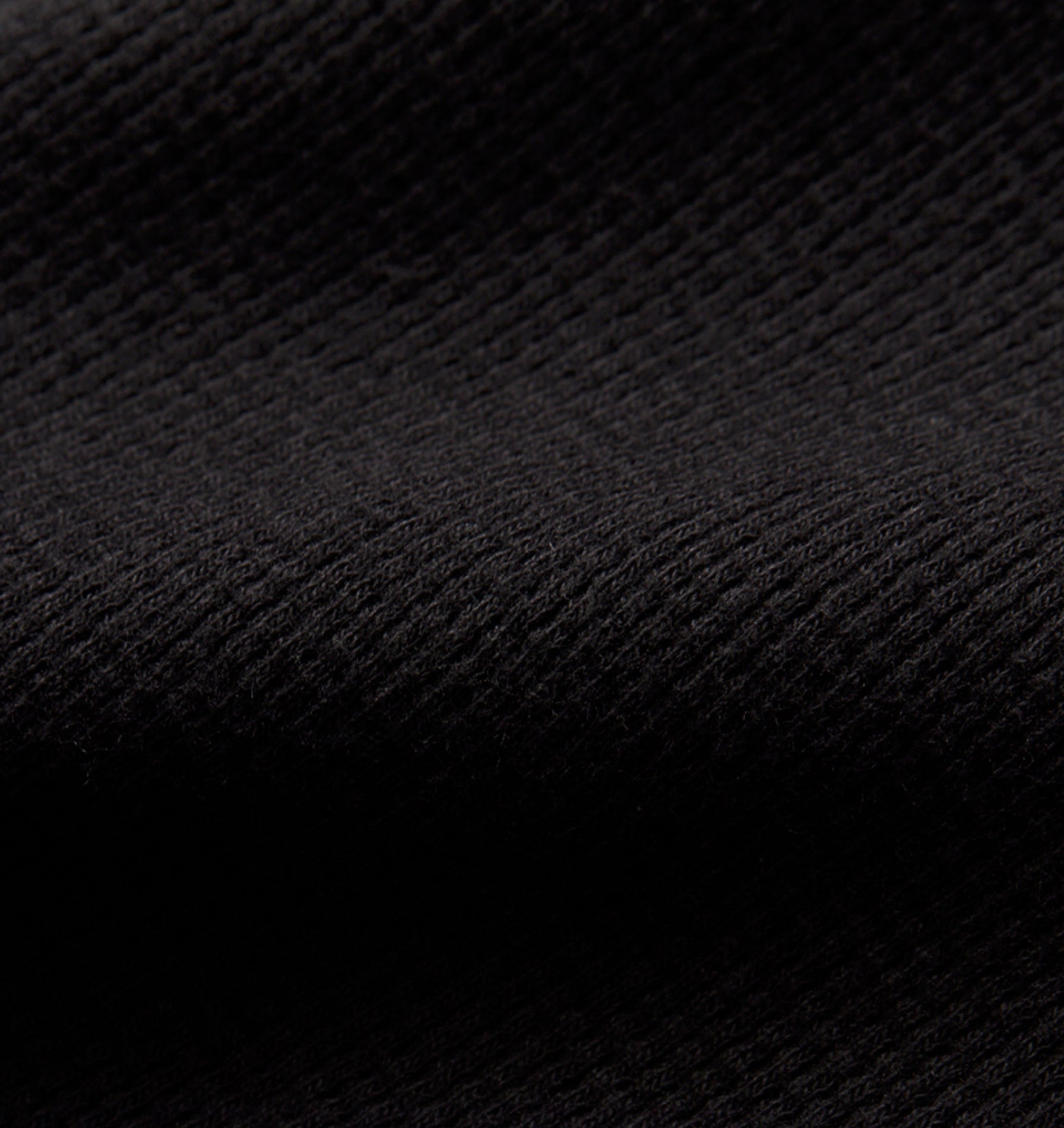 Waffle SS Polo Shirt - Black