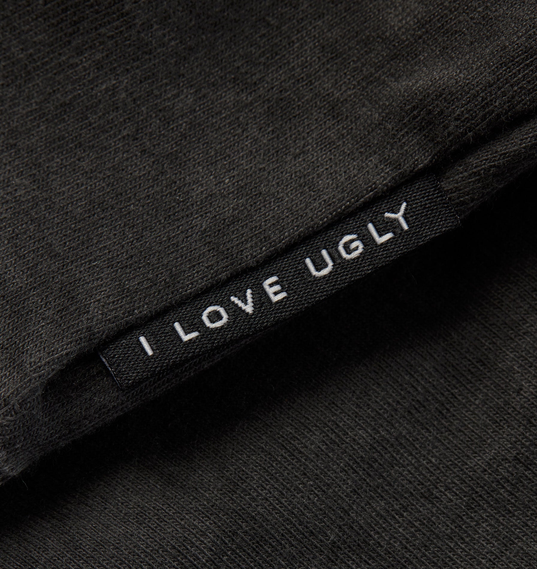 Distressed Lewi Crop Tee - Dirty Black