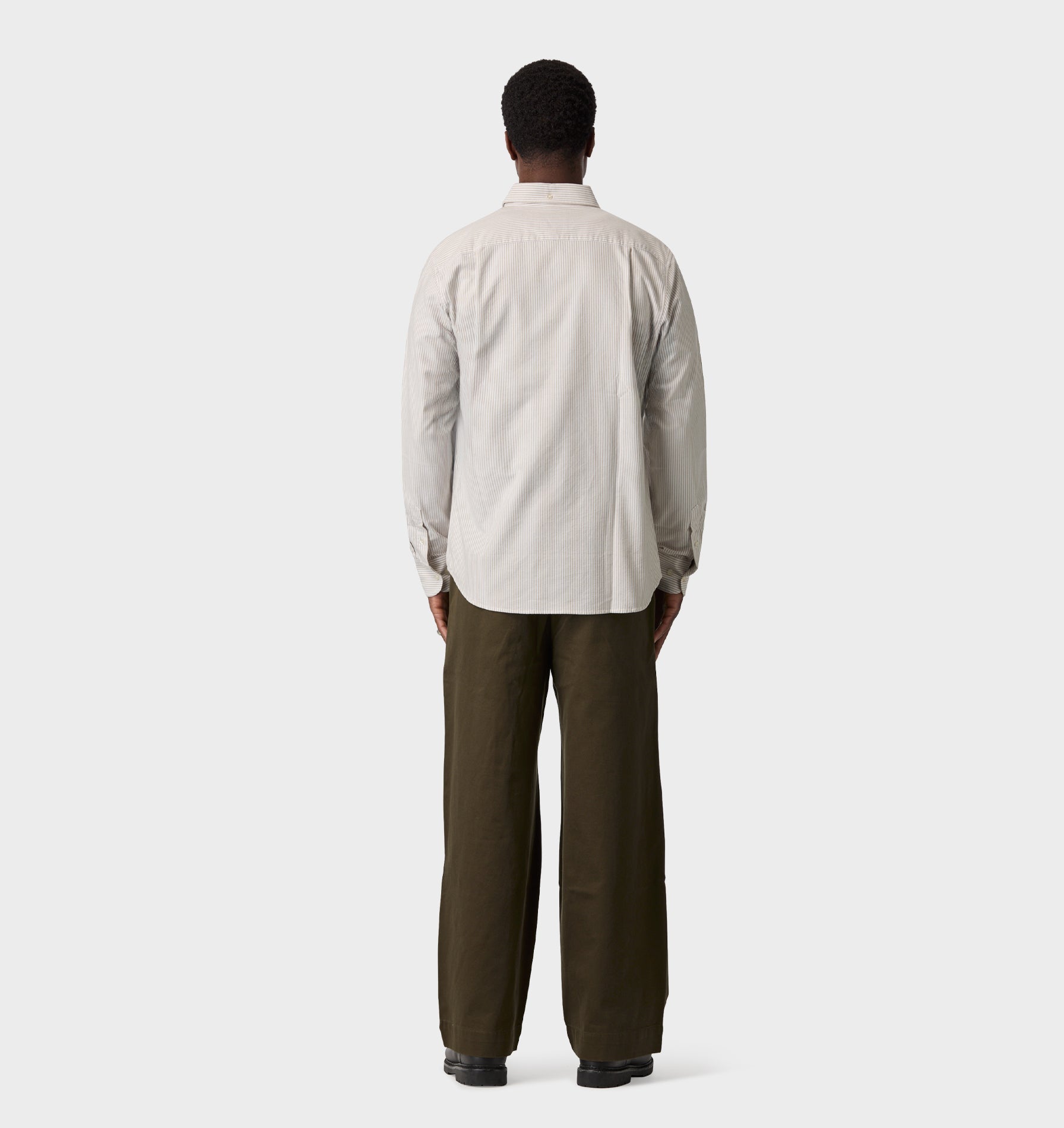 Ralph LS Shirt - Brown Stripe
