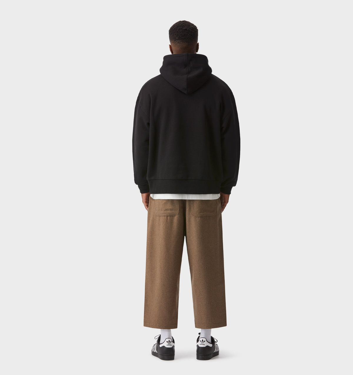 Crop Box Hood - Black