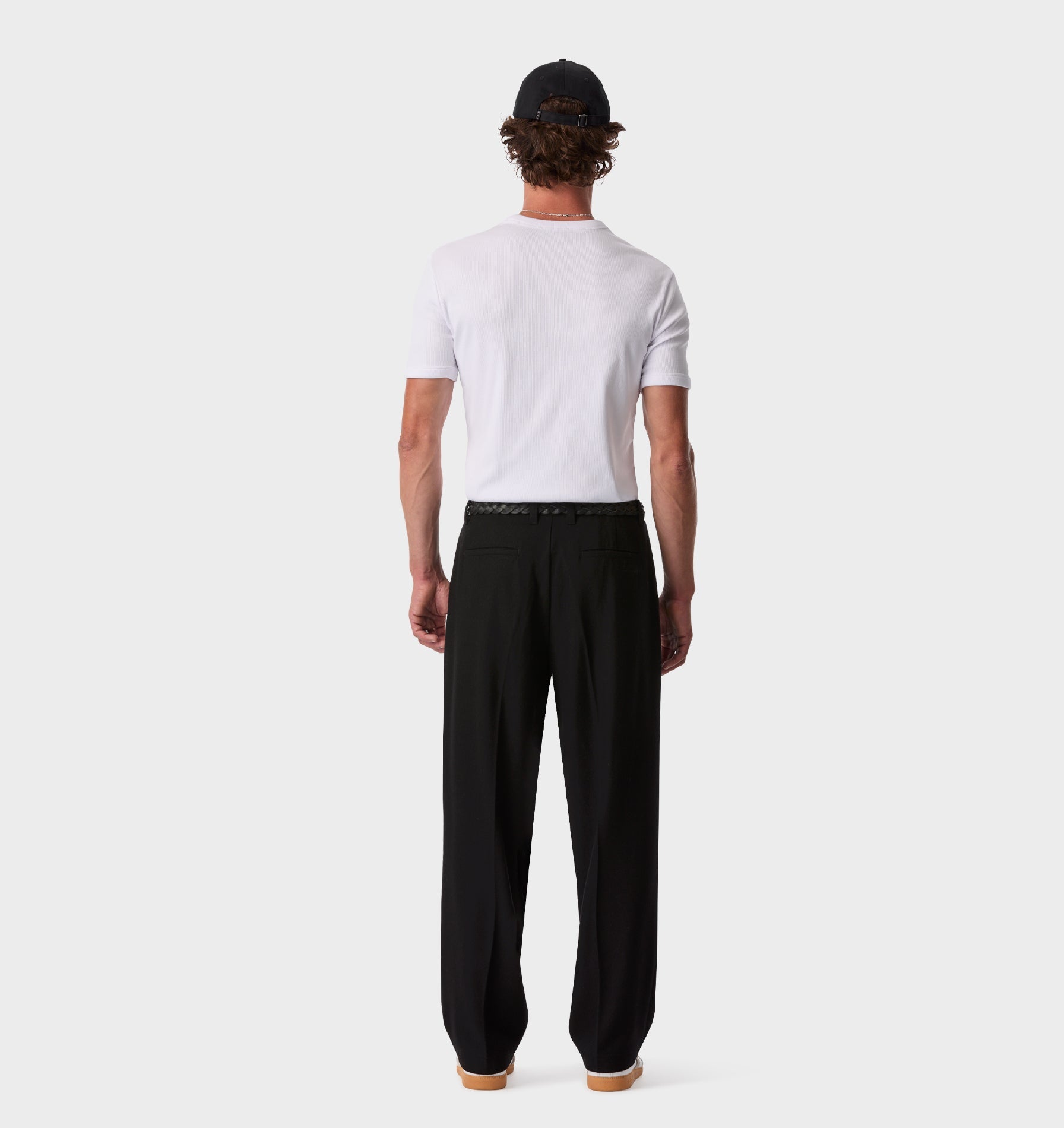 Winston Pant - Black Wool