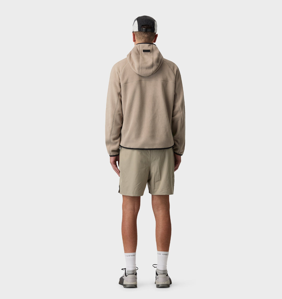 Active Hooded Fleece - Taupe