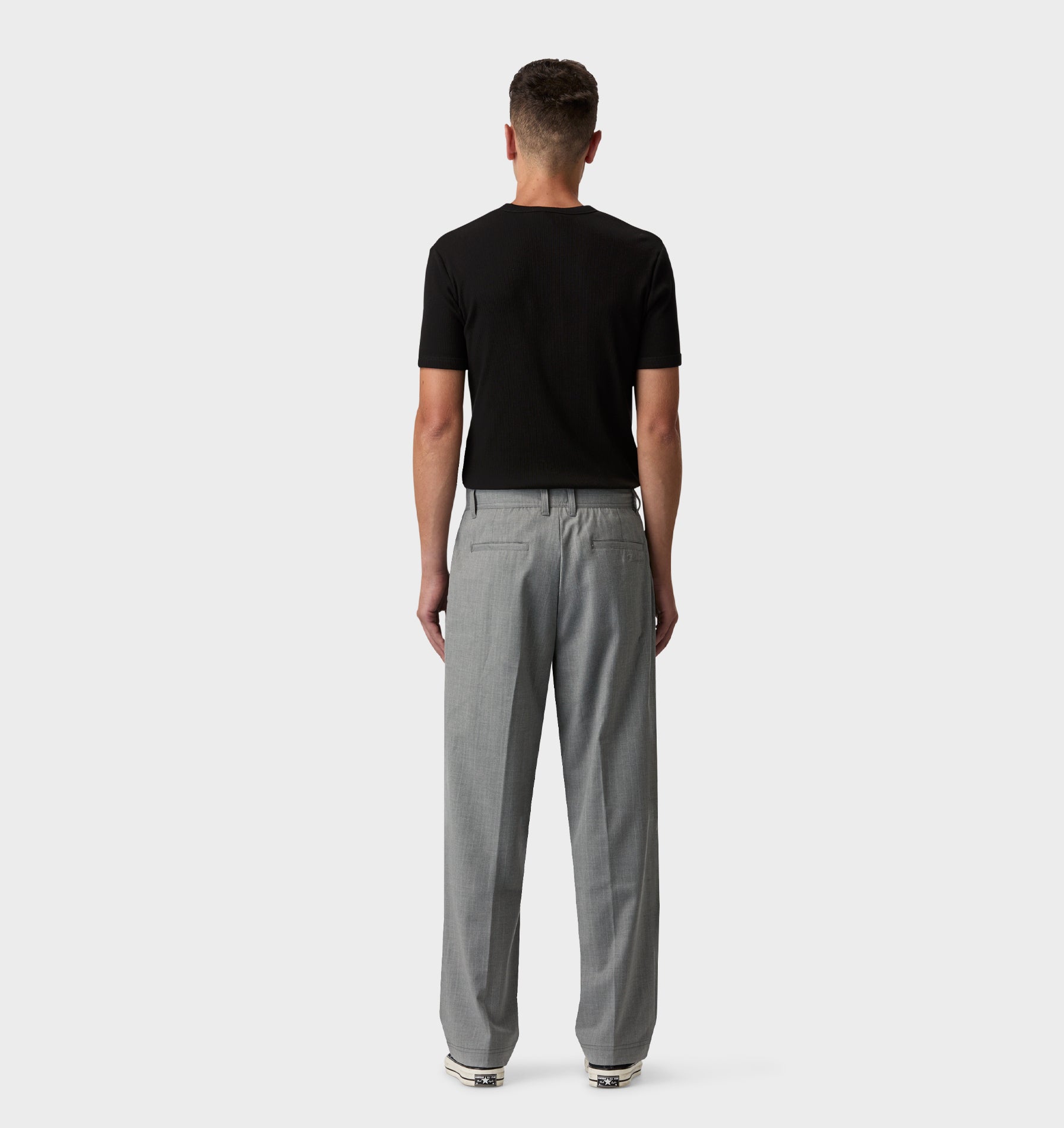 Winston Pant - Grey Pinstripe