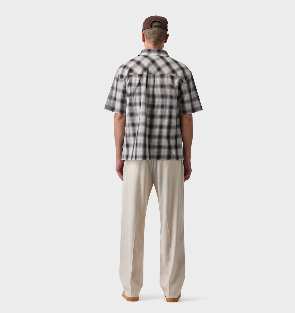 Arlo SS Shirt - Black/White Check