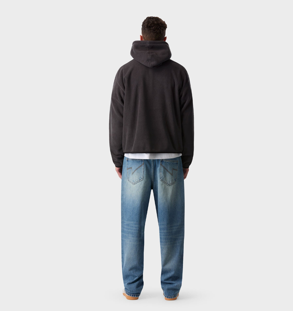 Polar Fleece Hood - Charcoal